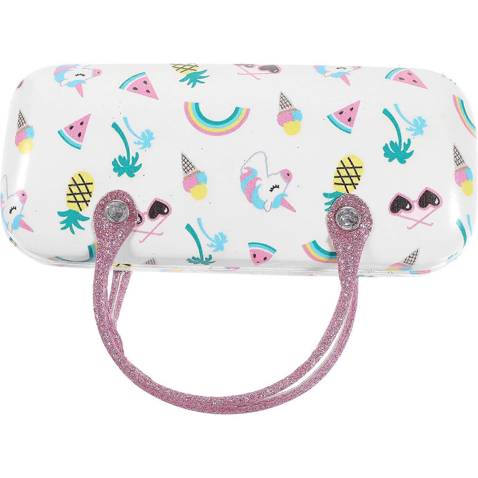 Durable Cartoon PU Eyeglasses Case for Travel – Fun Design Sunglasses & Standard Glasses Holder