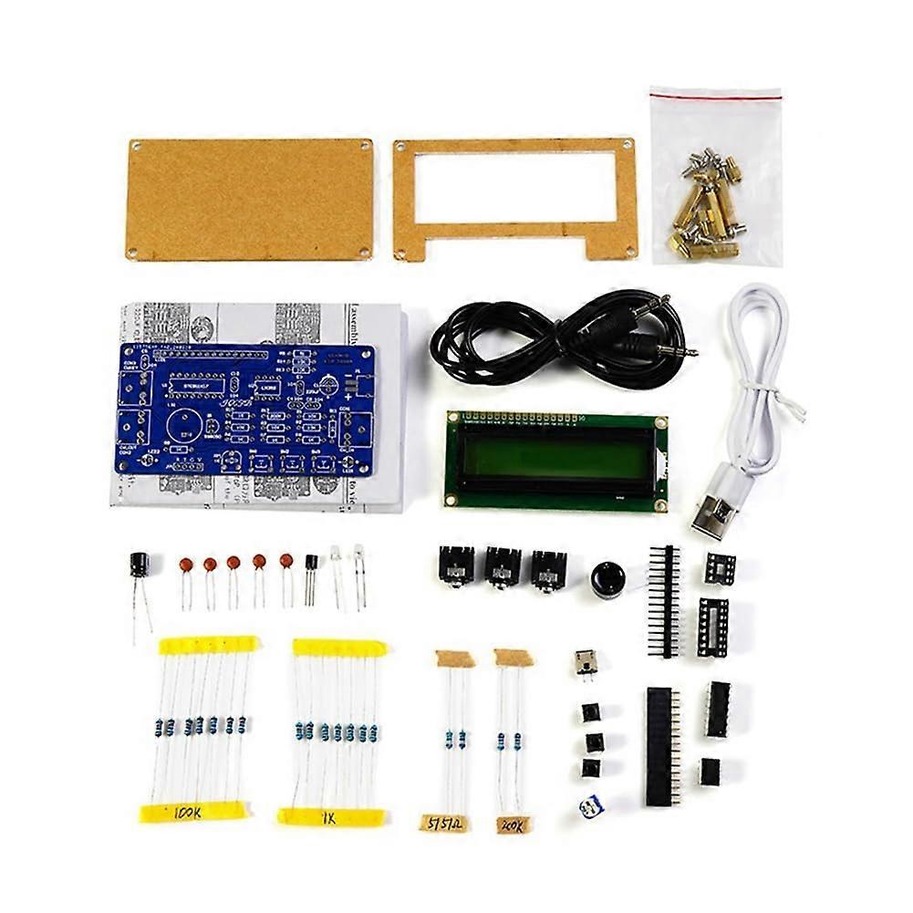 CW DIY Morse Code Decoder Kit with Digital LCD Display, Electronic Component Kit for CW Training and Learning Morse Code