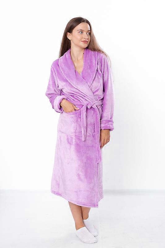 Women’s Bathrobe – Soft Fabric with Belt & Pockets,, Winter,  HC 8577-034
