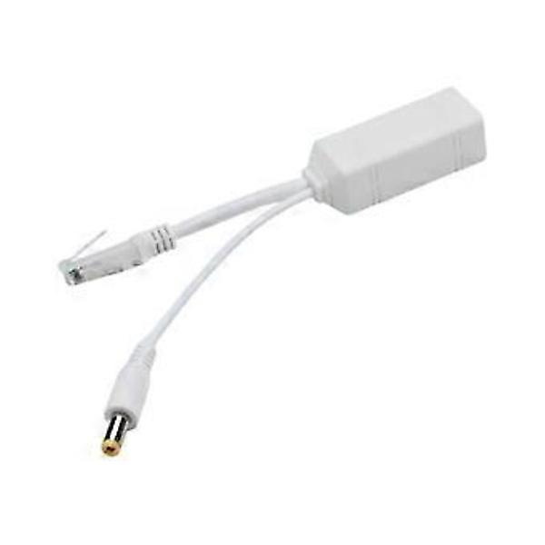 PoE Splitter 12V Output with IEEE 802.3af Standard 100M RJ45/DC5521 Out