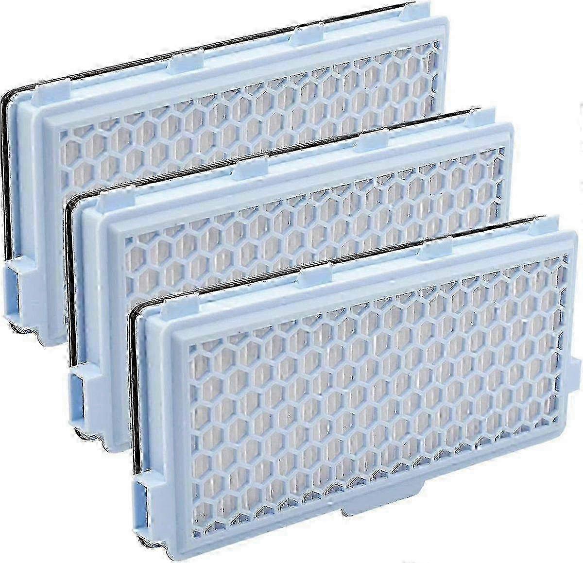 Replacement HEPA Filters for Miele C1 C2 C3 Vacuum Cleaners - 3-Pack High Efficiency 99.9% Dust Capture Compatible with Select Models