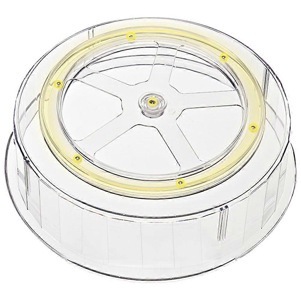 Compact Rotating Spice Tray Organizer Transparent Condiment Holder with Smooth Edges for Kitchen Countertop, Pantry and Table Storage