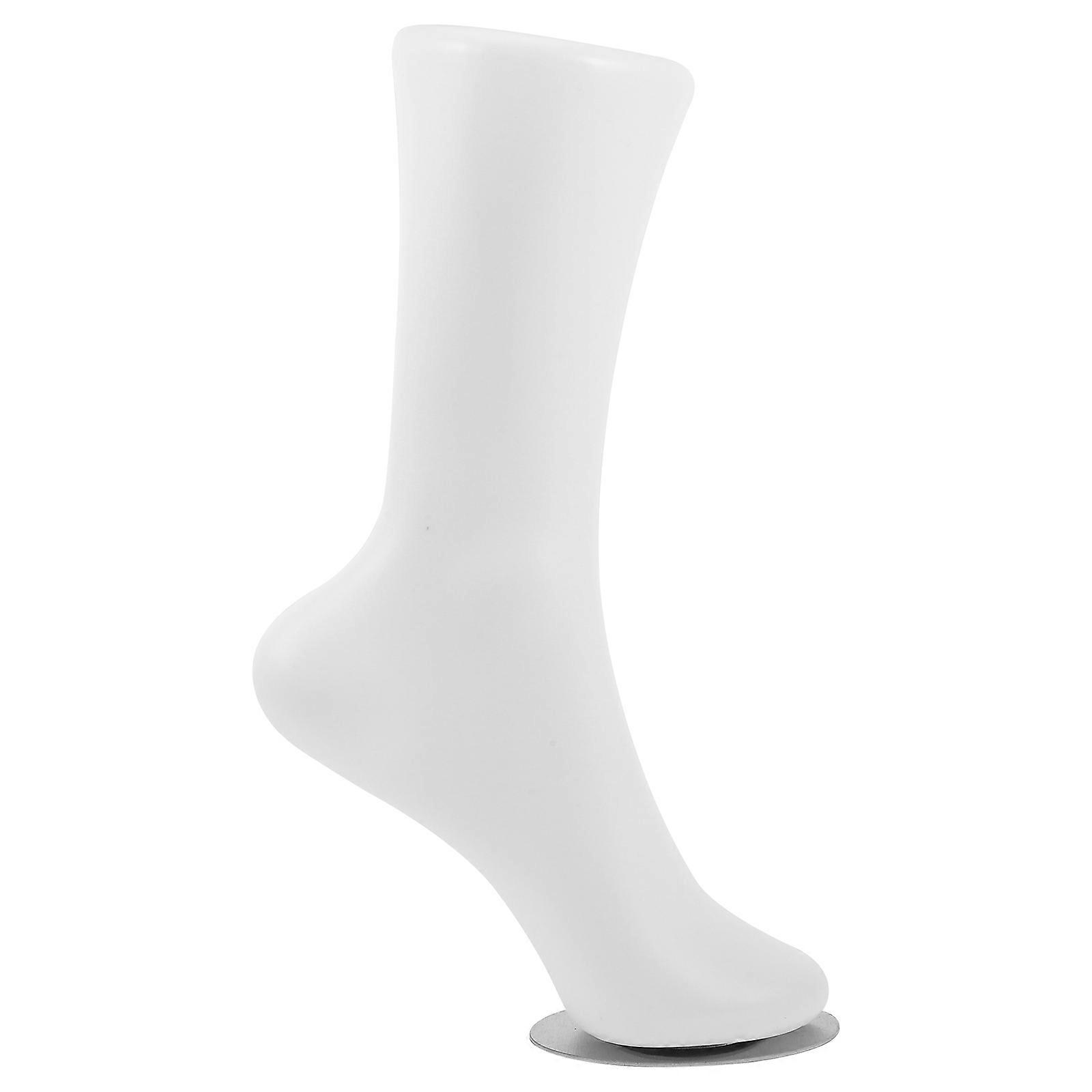 Reusable Foot Mannequin Display Model for Socks – Magnetic Support for Retail Showcases – Realistic Representation for Sock Presentation in Stores