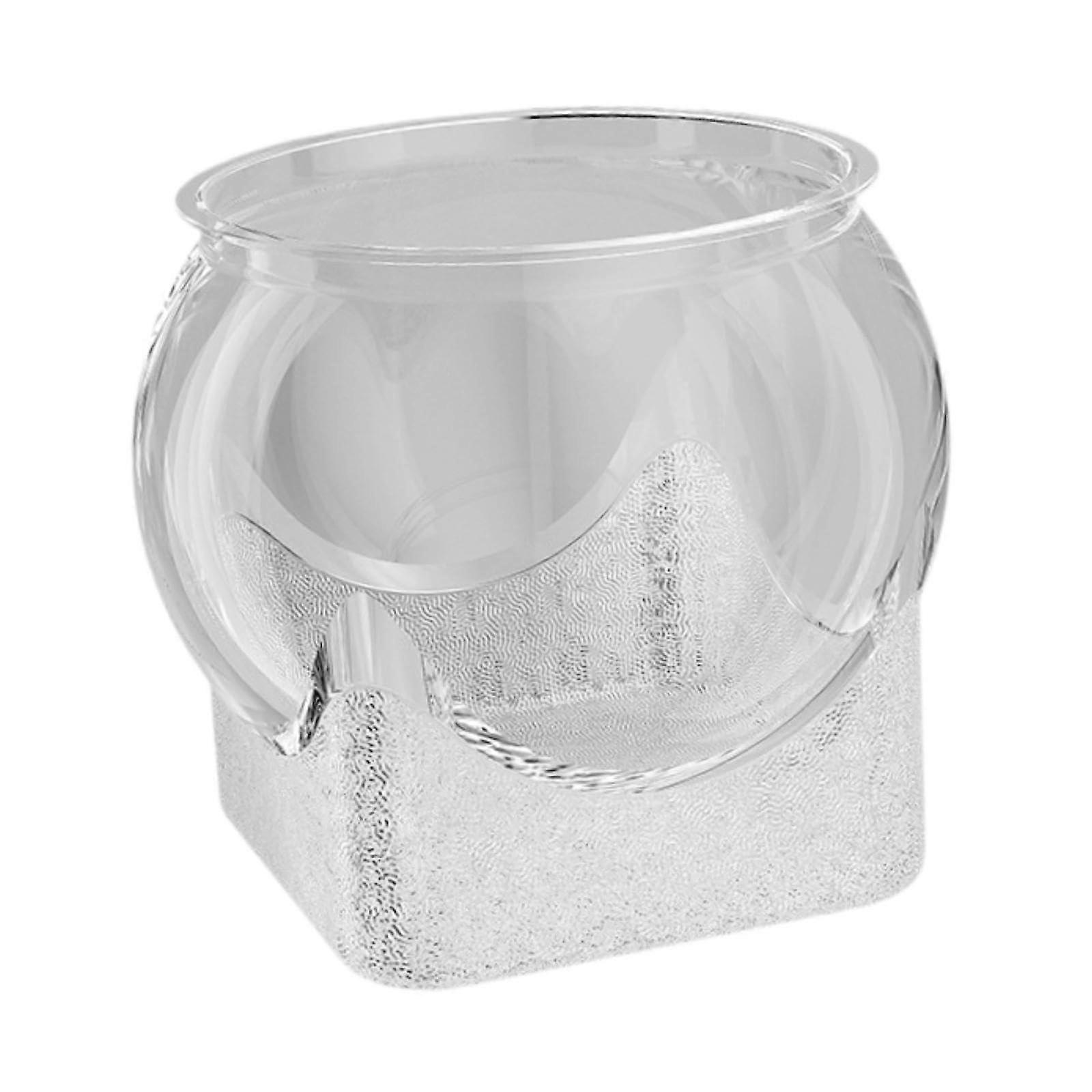 Aquarium Glass Bowl, Transparent Decorative Tank Accessory, For Beginners And Enthusiasts, Table Decor Gift, Model M
