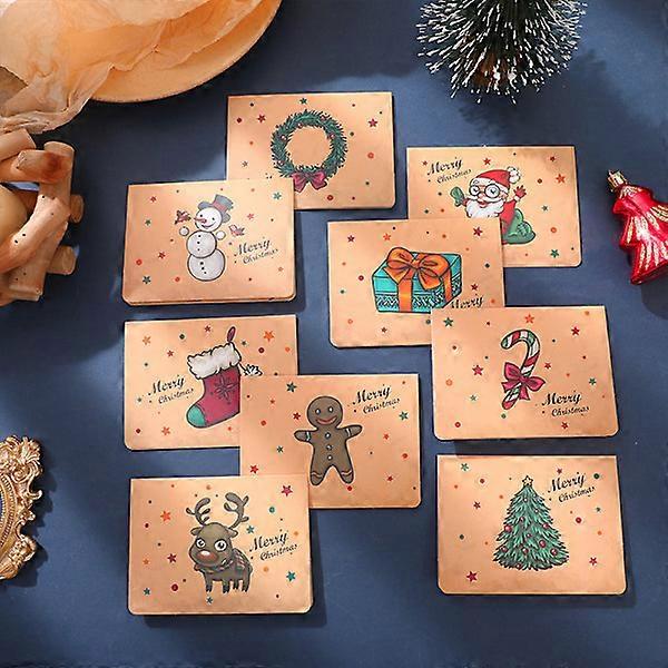 18 Christmas vintage creative cards envelopes