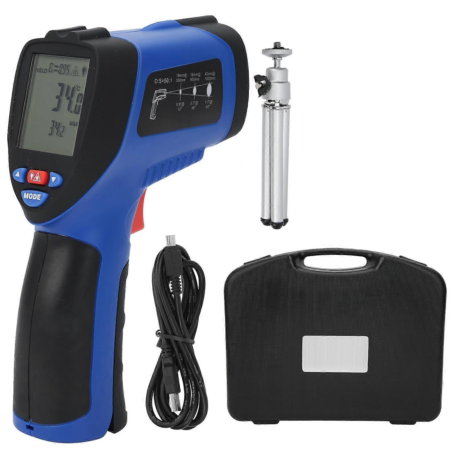 Infrared Thermometer NonContact IR Gun USB Data Storage Industry Temperature Meter IR863U
