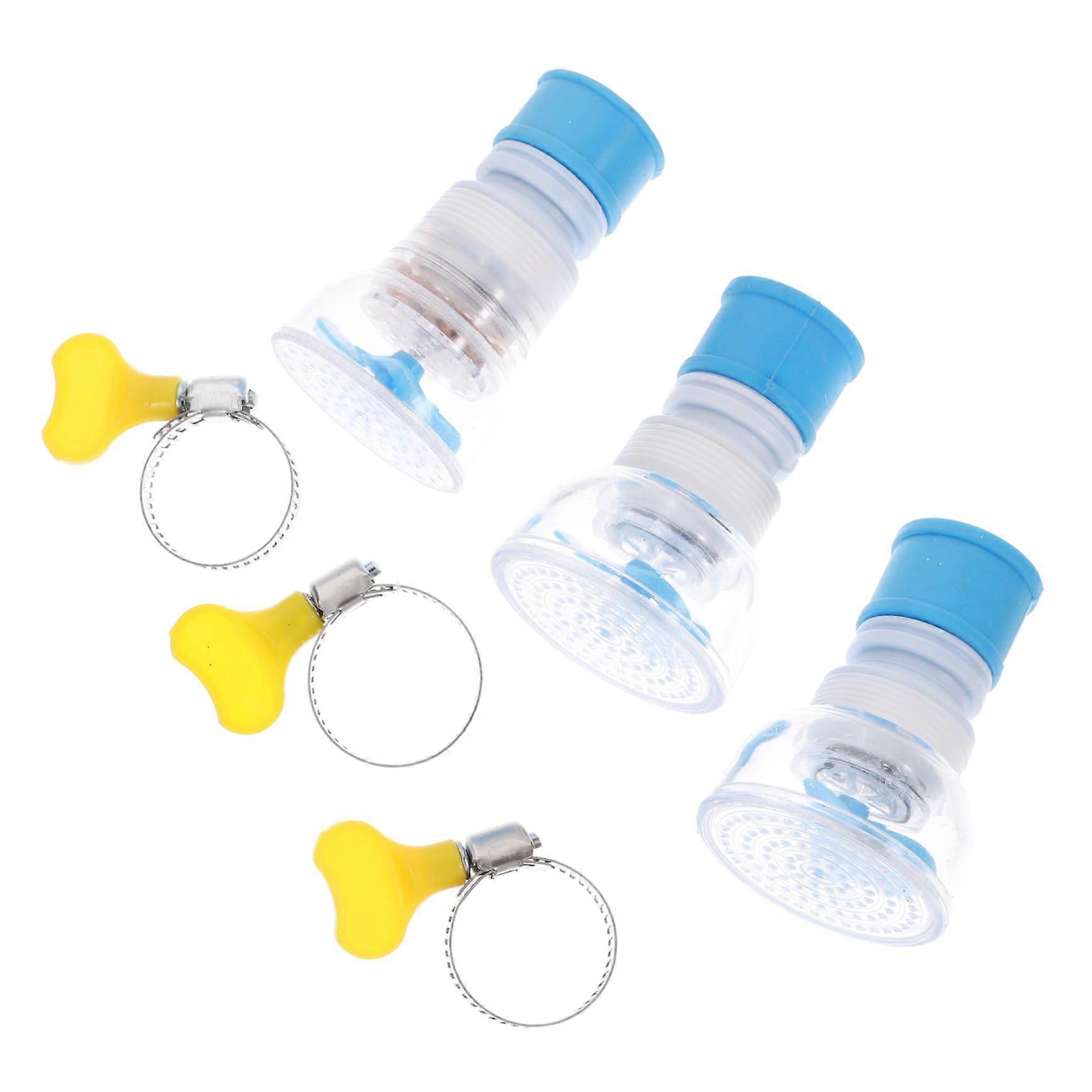 3Piece Filter Attachment with Adjustable Sprayer for Kitchen Faucets