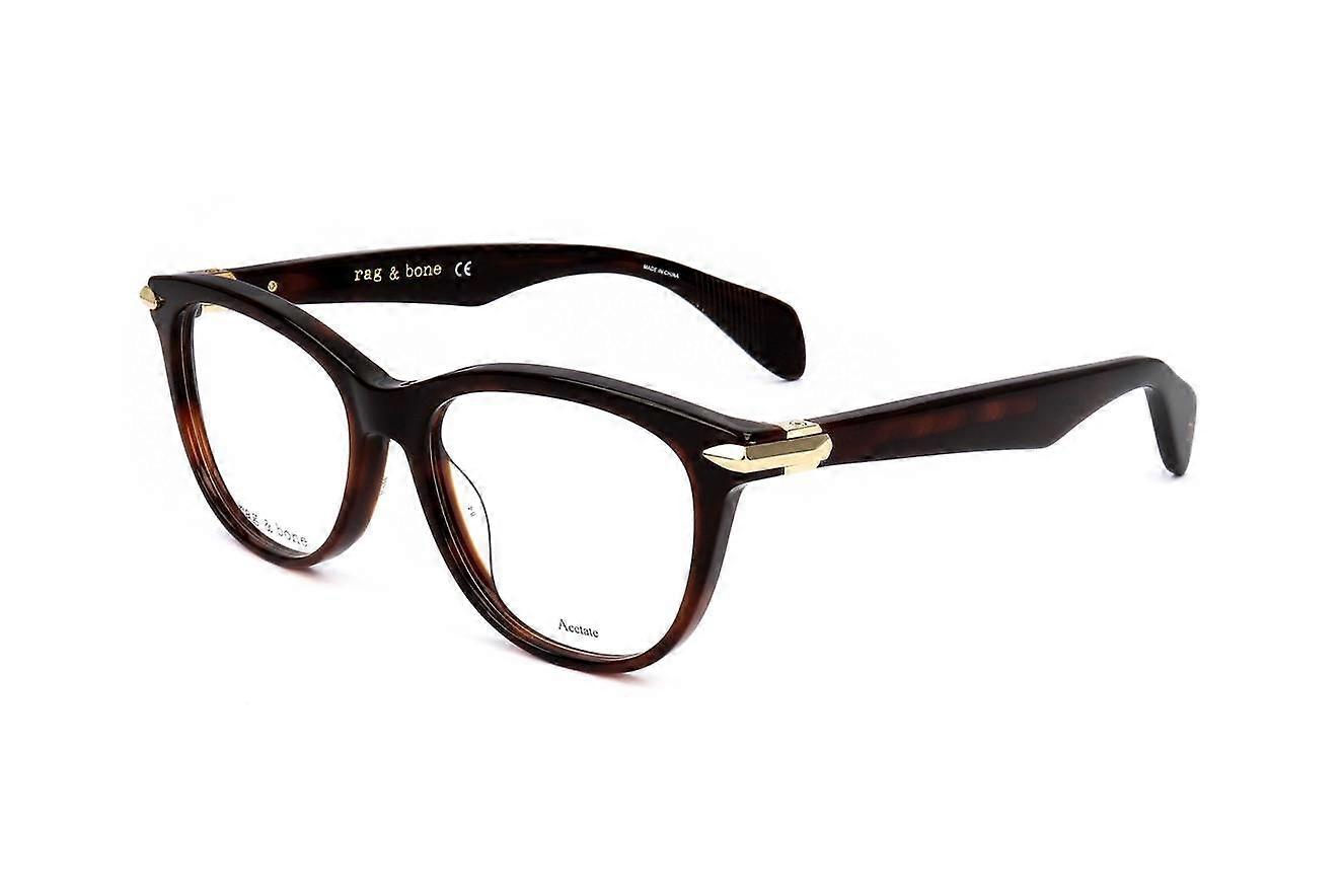 Eyewear Frames Rag & Bone RNB3014 086 DARK HAVANA 49/16/140 WOMAN