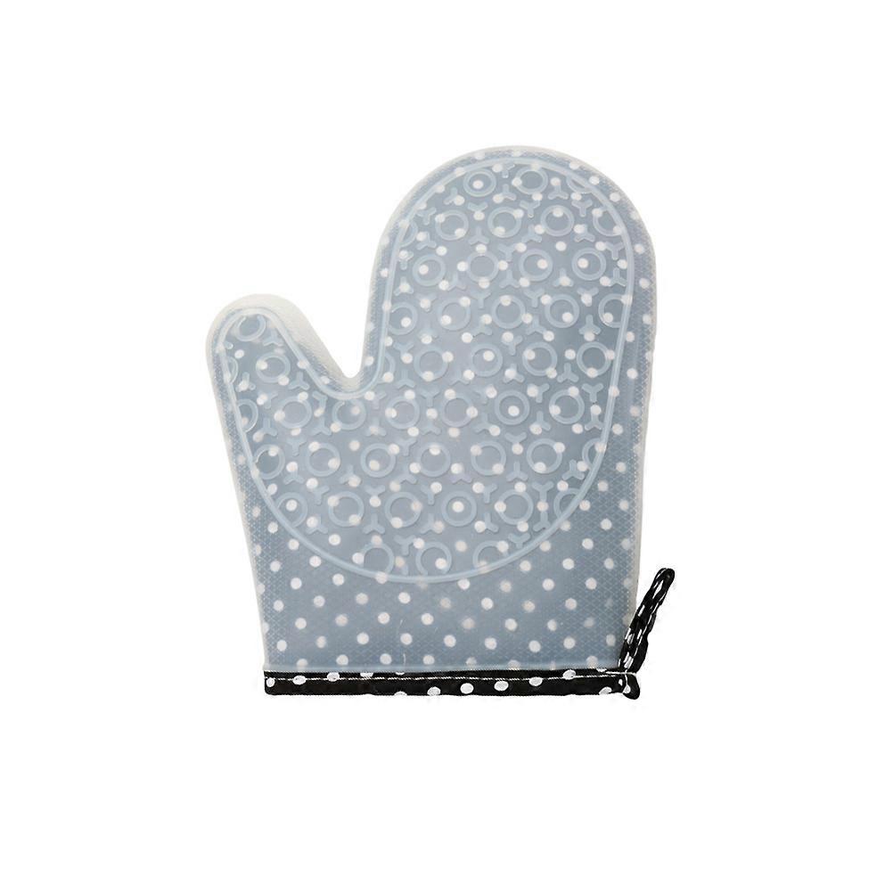 Silicone Kitchen Mitts Designed For Baking And Clearing Snow With A Unique Non-slip Grip 1Pack