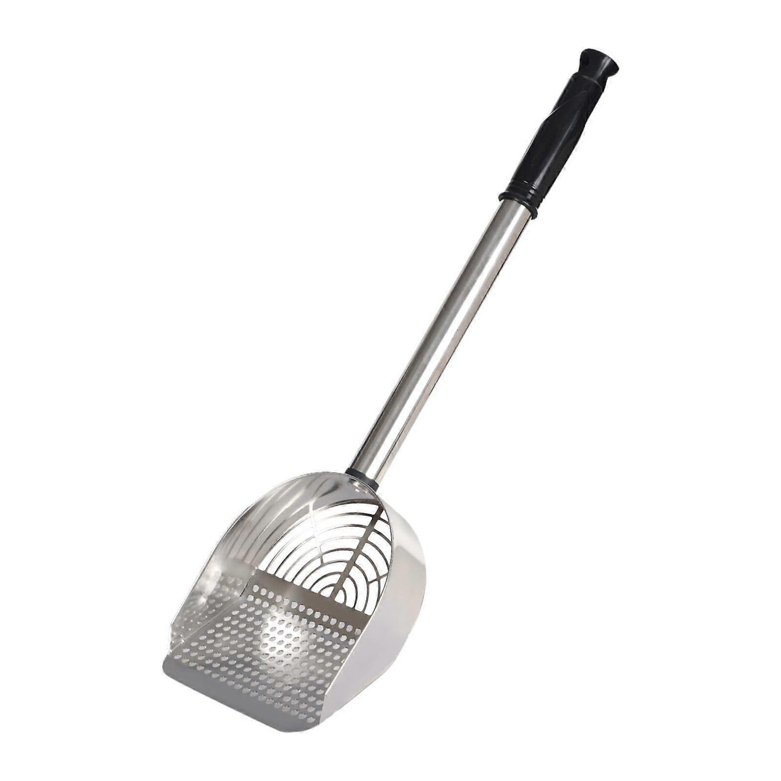 Cat Litter Box Cleaning Tool, Portable Cat Litter Scoop, Silver