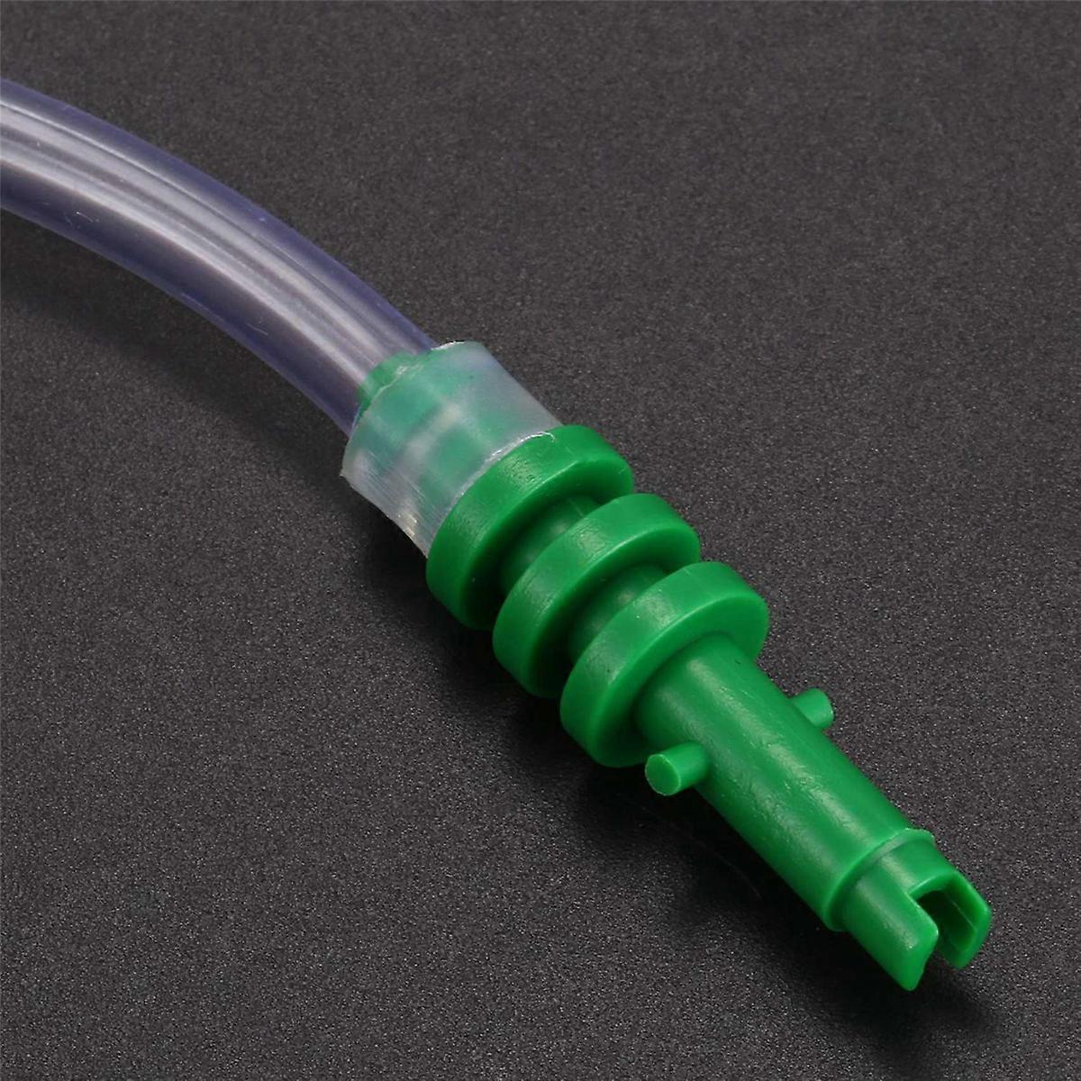6X 30CC-50CC Plastic Transparent Air Tubing Glue Dispenser Syringe Adapter