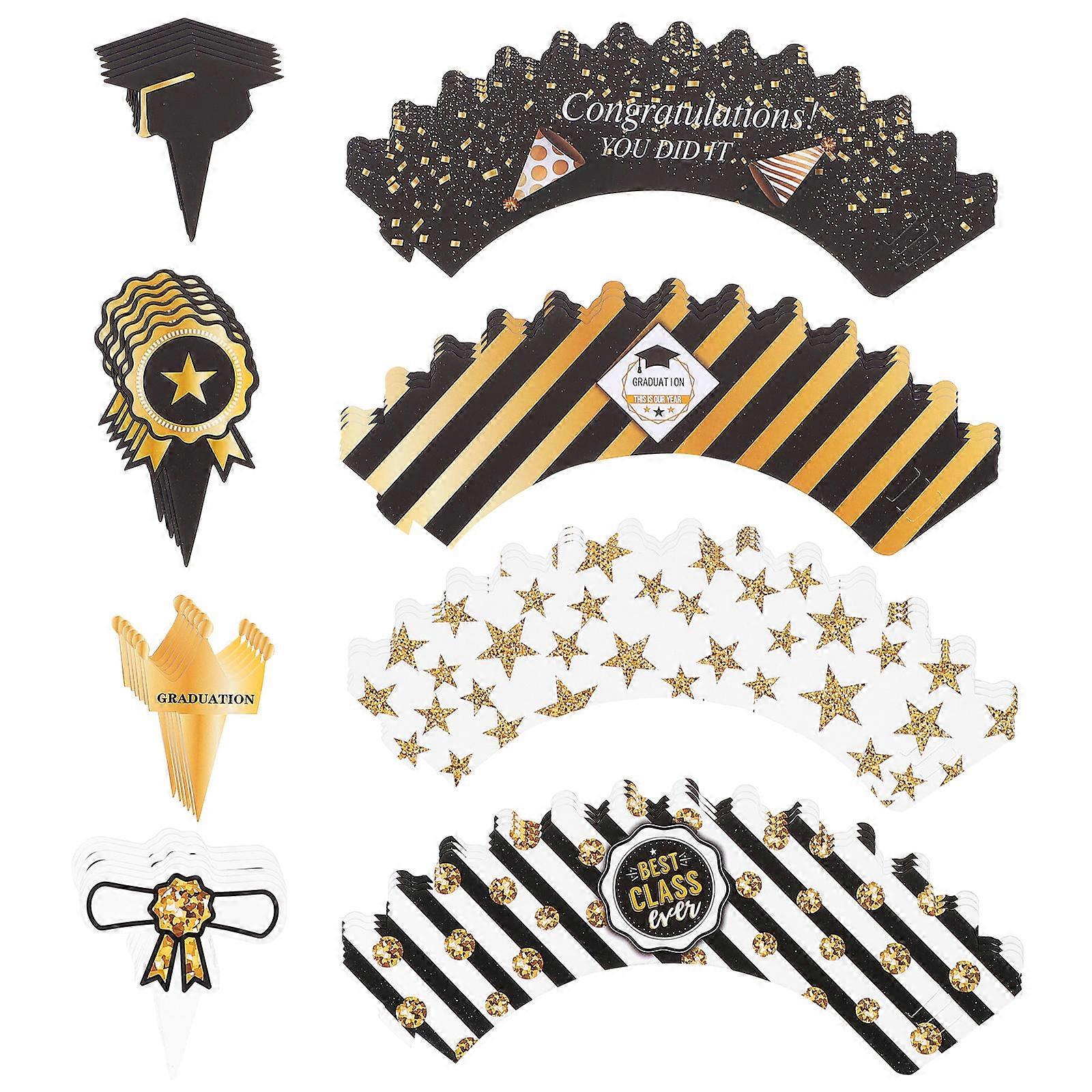 Graduation Cake Accessories, Trendy Toppers and Rims for Stunning Presentations