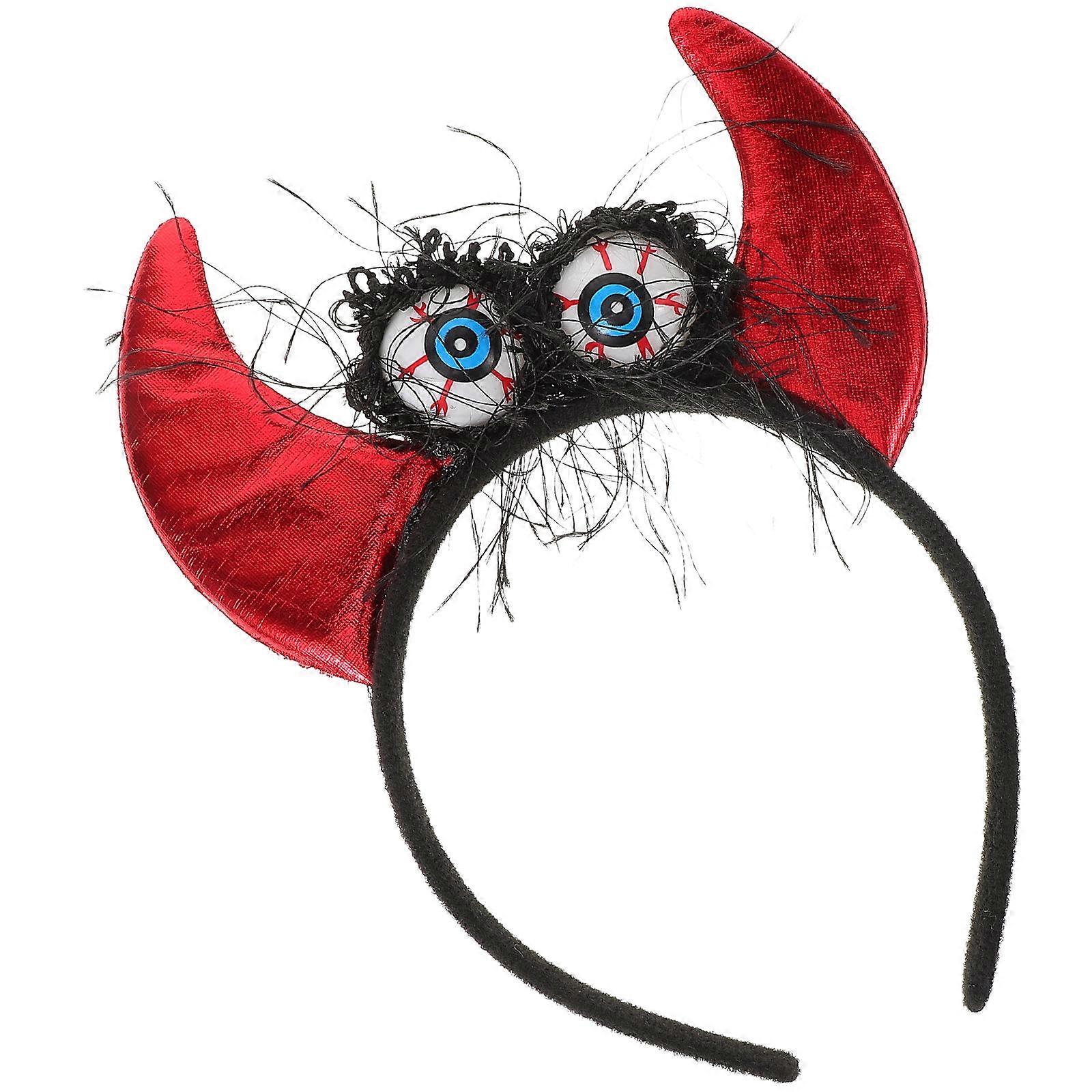 Cosplay Party Headband For Halloween Themed Events Featuring Unique Red Design 1Set