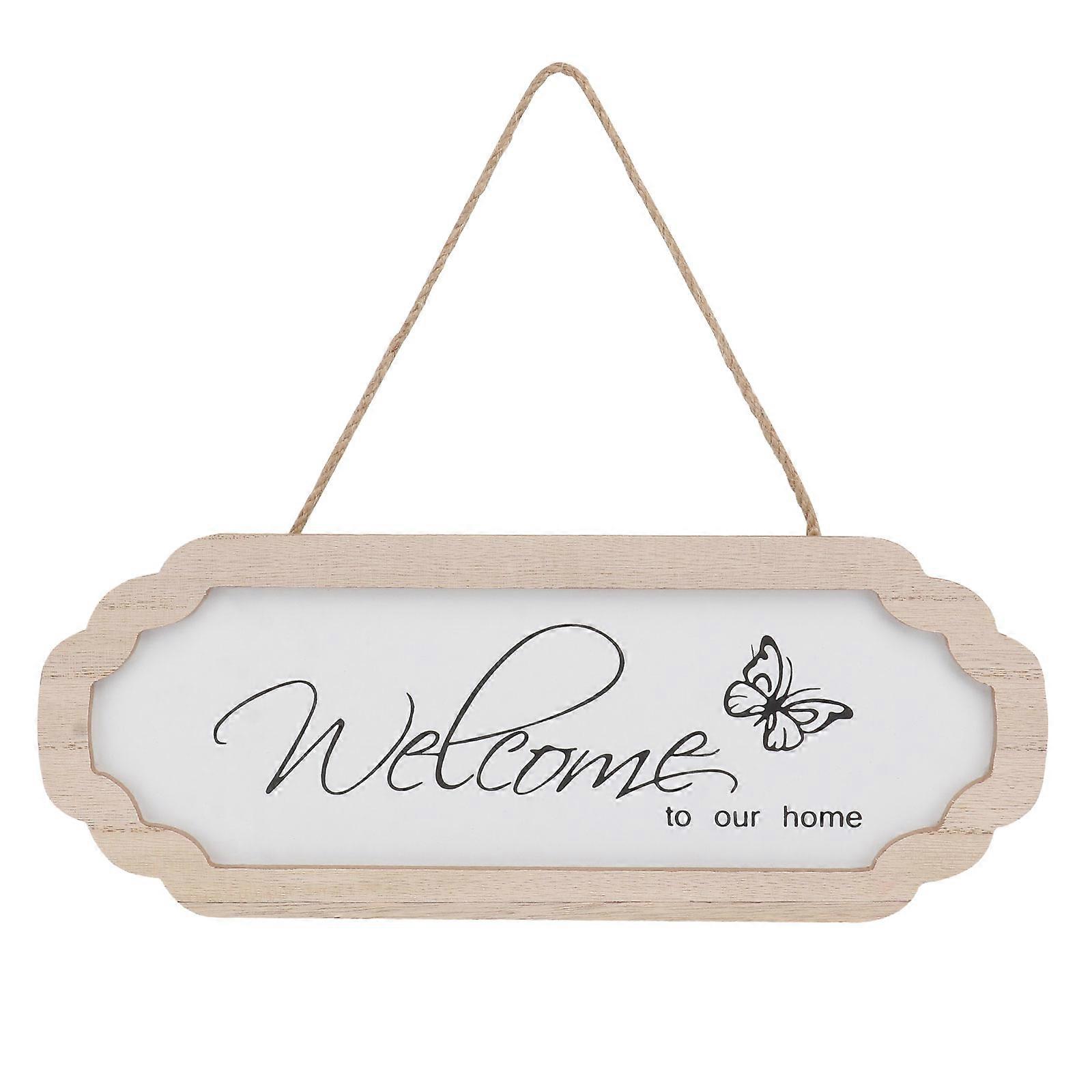 Front Door Welcome Sign, Classic Design with Durability