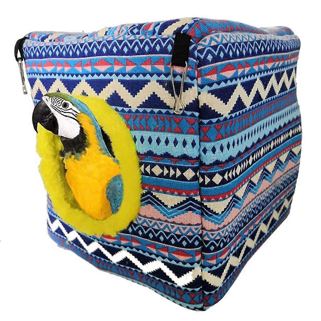 Bird Nest House Hanging Hammock for Birds, Plush Cage Tent Hideout, For Small Birds