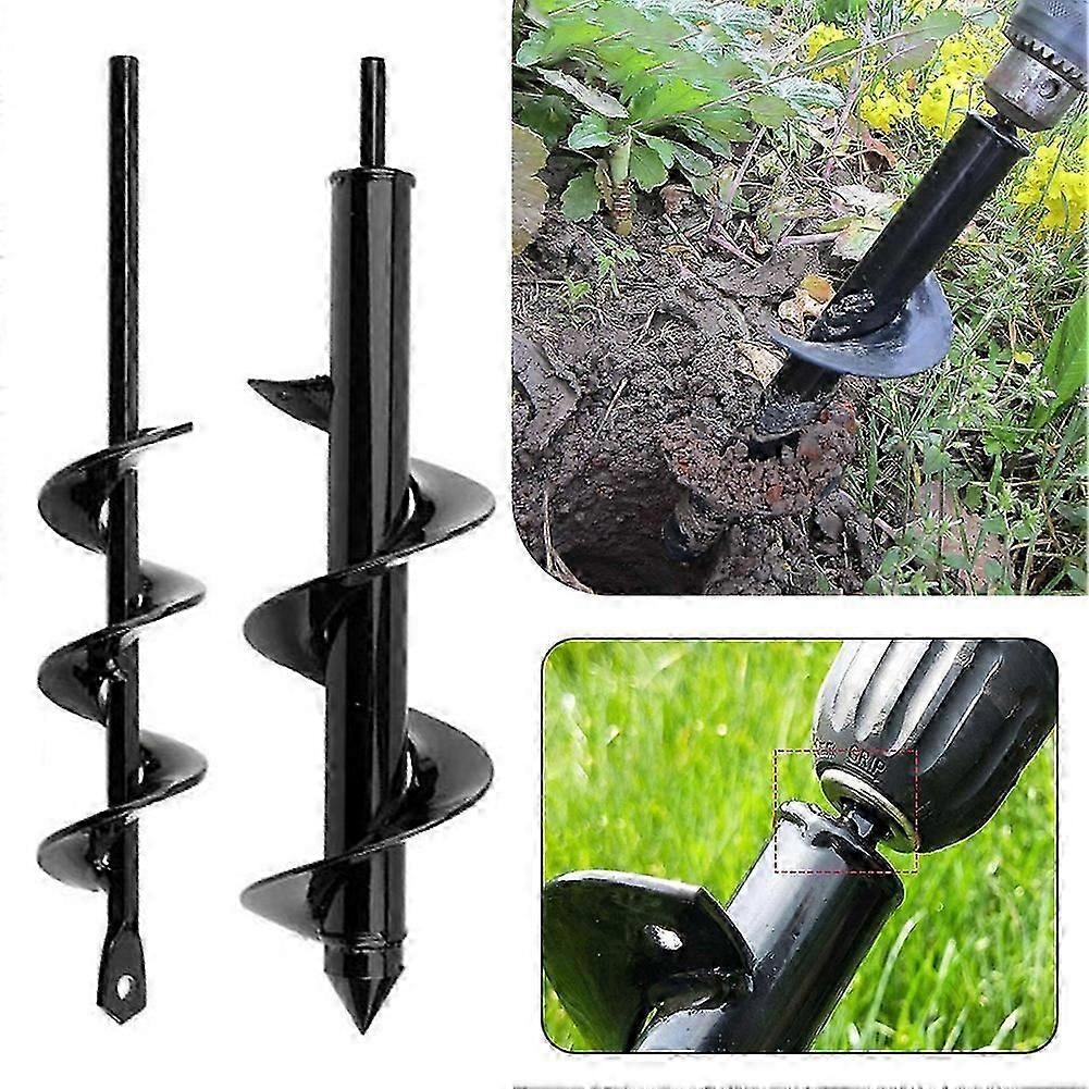 Power Garden Auger Earth Drill Bit Labors Saving Post Hole Digger for Gardening Fence Flower Planter