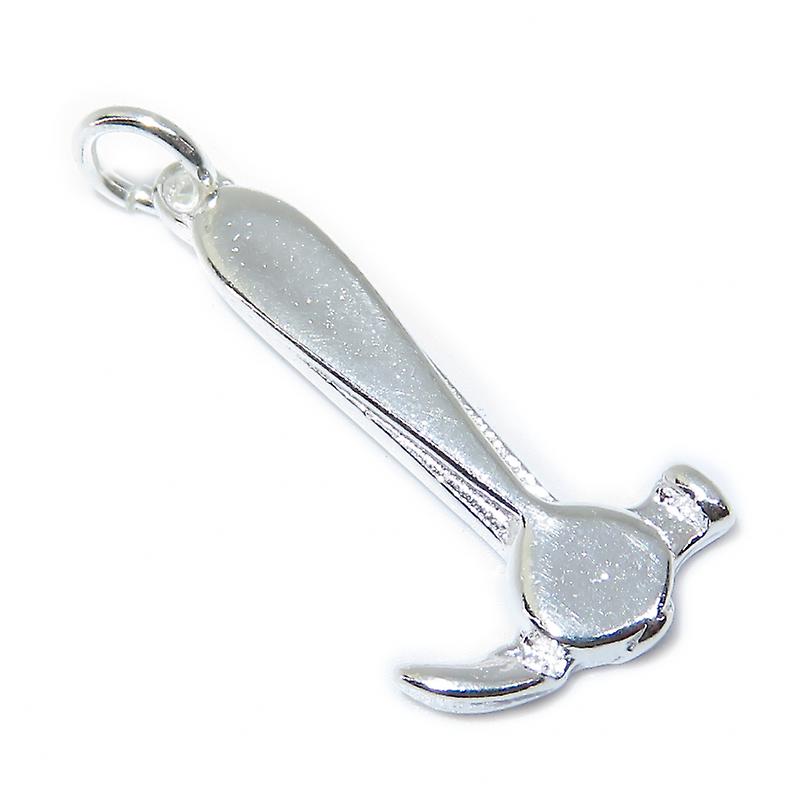 Claw Hammer Sterling Silver Charm .925 X 1 Tools & Hammers Charms