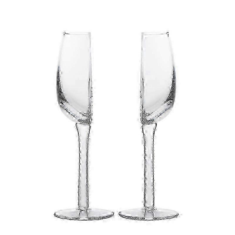 High-Quality and Stylish Clear Glass Half Wine Glasses Ideal for Red Wine Serving Edition 0724