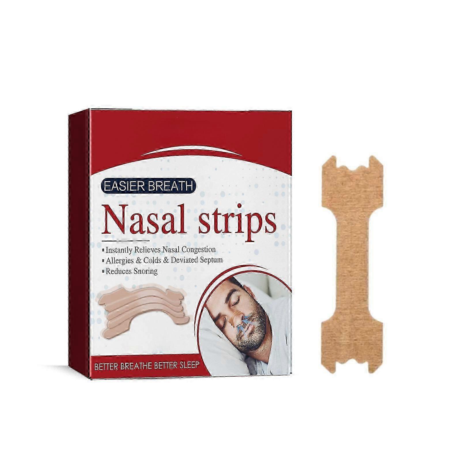 Nasal Strips Extra Strength, Help Stop Snoring Drug-Free Snoring Solution & Instant Nasal Congestion Relief Caused by Colds & Allergies