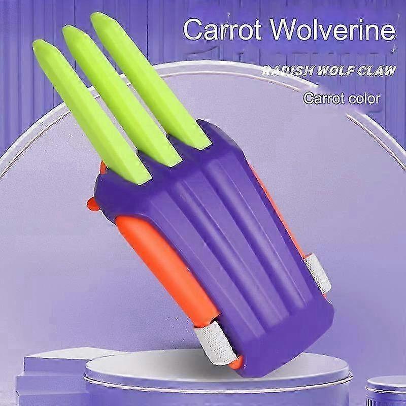 Retractable and Decompressable Carrot Wolverine Claws Toy for Kids - Cool and Unique Gift Idea for Children