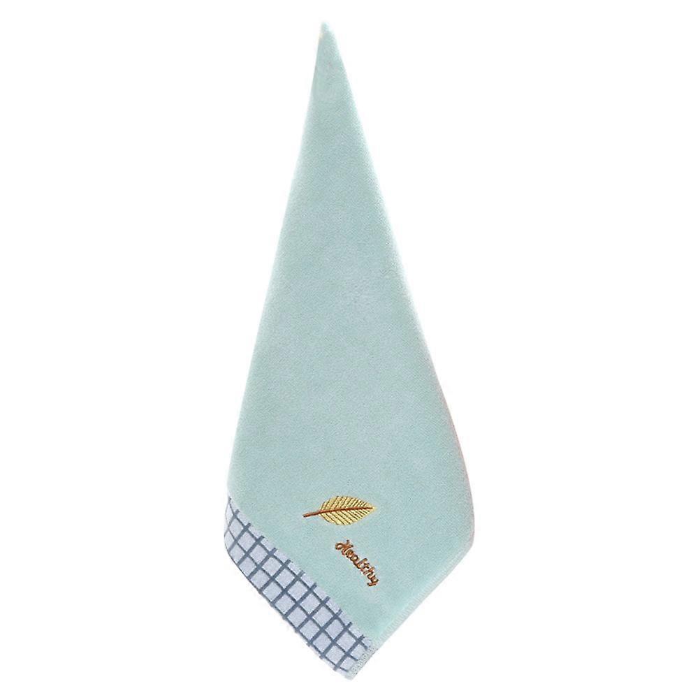 Serviette de toilette en coton confortable parfaite pour l’utilisation en dortoir vert -séchage 1Pcs