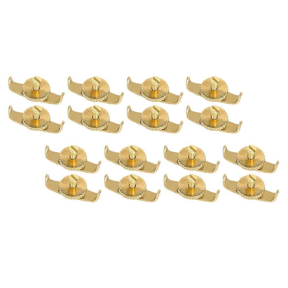 16Pcs Copper Erhu String Adjustment Tool Golden Tuning Aid For Erhu Players Performance