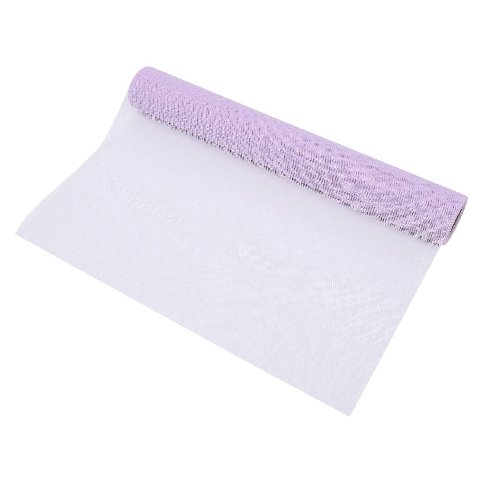 Violet Floral Packaging Gauze for Flower Wrapping Smooth Touch Polyester Grenadine 1 Roll