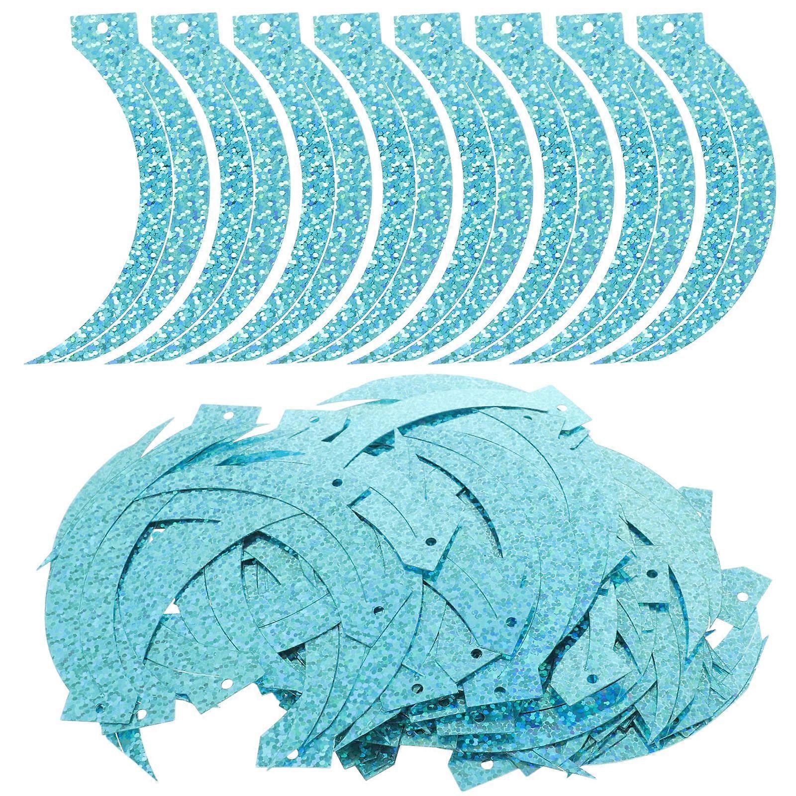 Loose Shape Sequins 100Pcs Blue Color Ideal For Jewelry Making Nail Art Projects