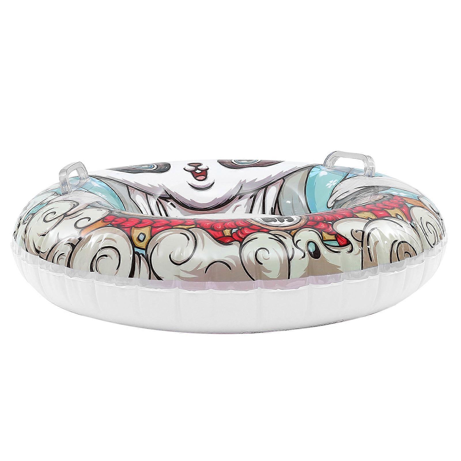 Swimming Ring Inflatable For Friends Gatherings 60CM Assorted Color Convenient For Relaxation 1Set