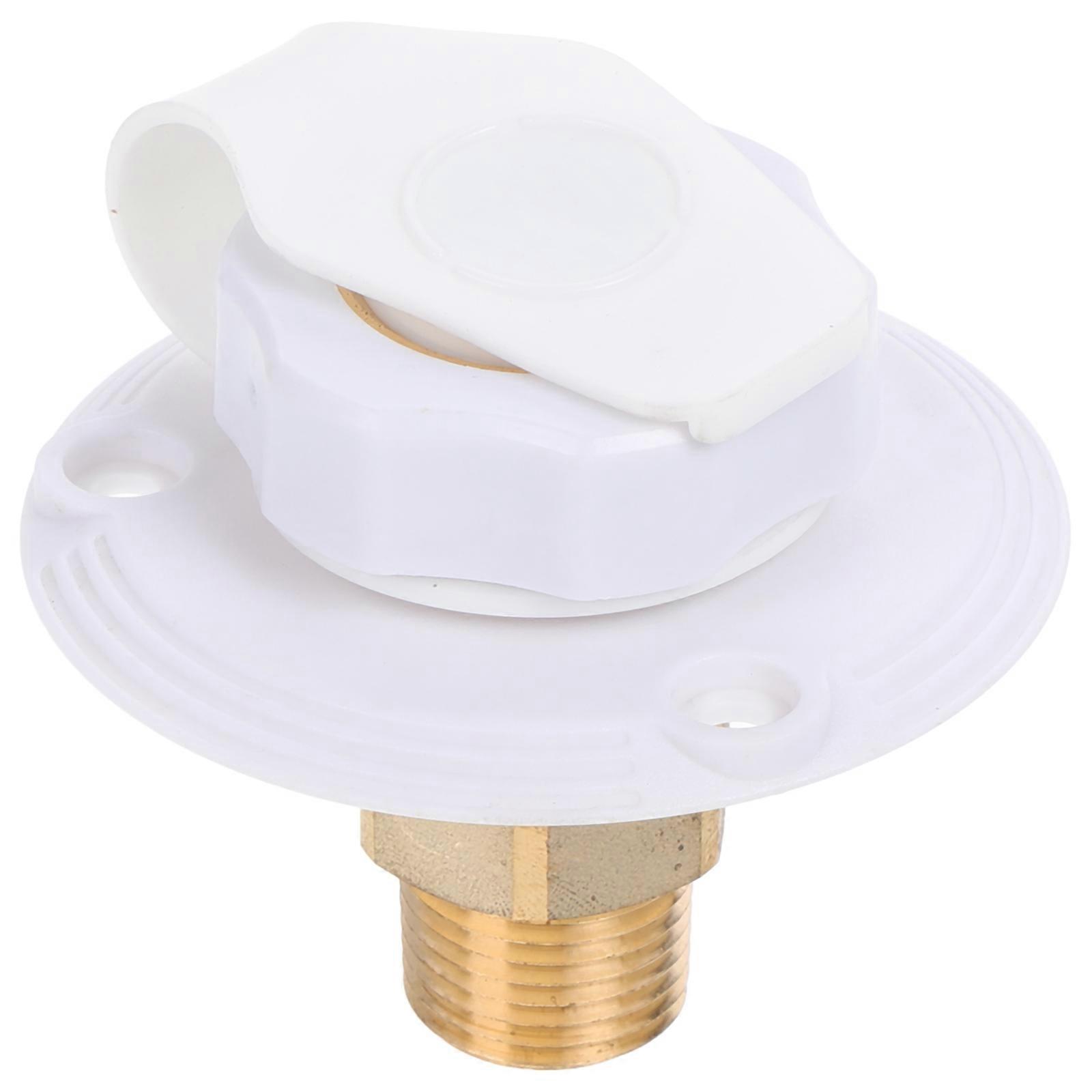 RV Water Inlet With Check Valve Flange For Hookup Perfect For Boat Owners Easy Installation And Leakproof Assurances
