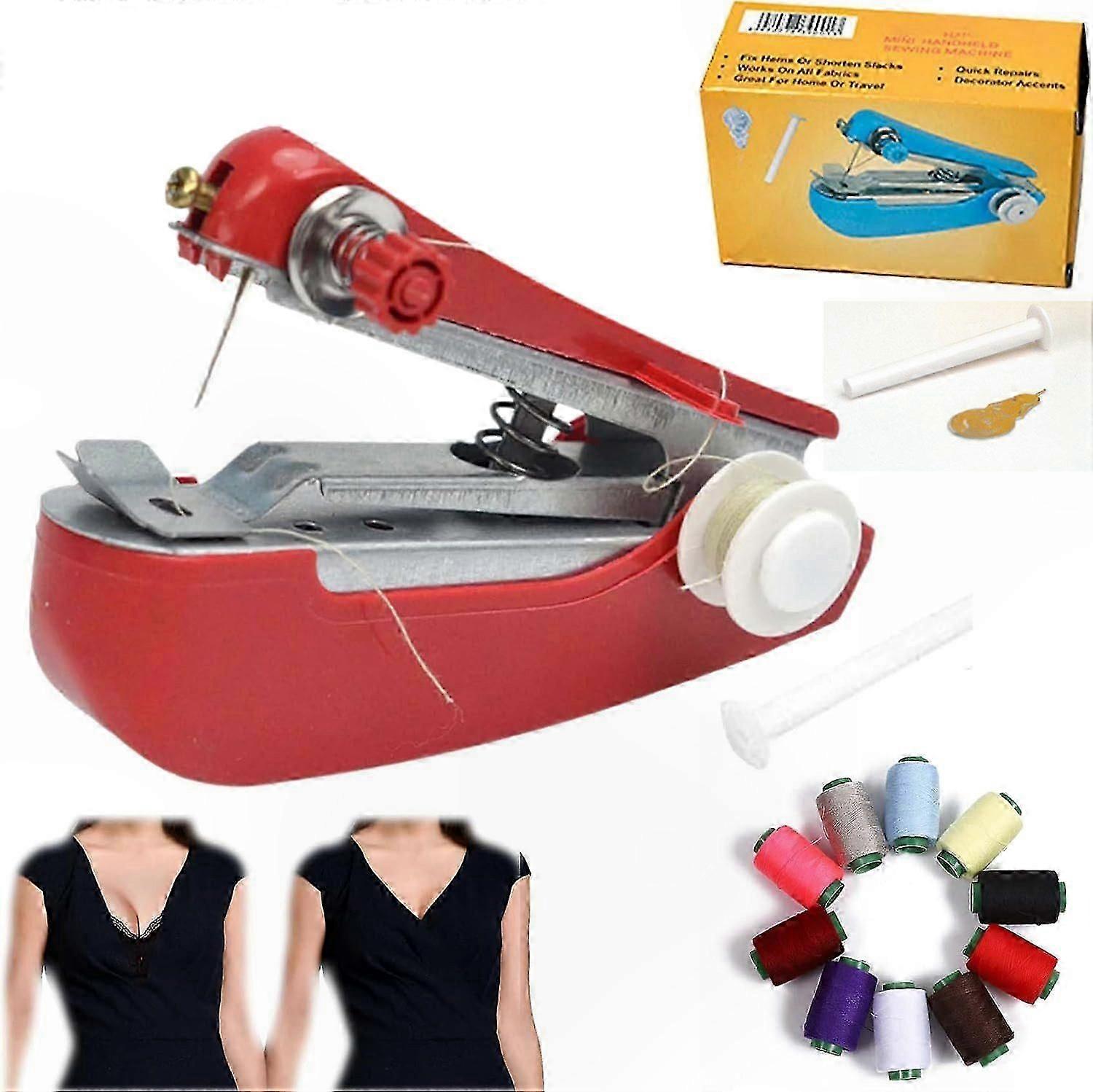 Mini Cordless Sewing Tool, Portable Handheld ing Device for Quick Repairs
