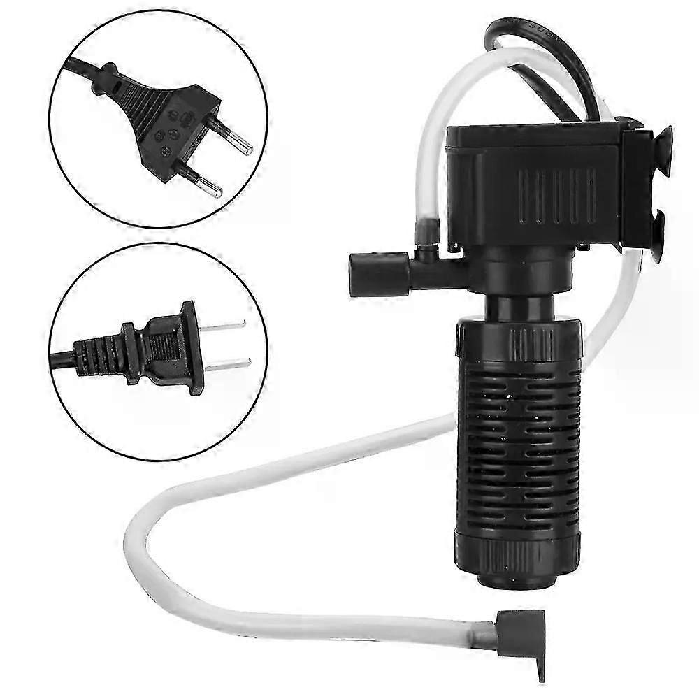 Exquisite 3 in 1 Filter Oxygenation Submersible Filtration Water Purifier Mini Fish Tank Filter for Aquarium Fish Tank