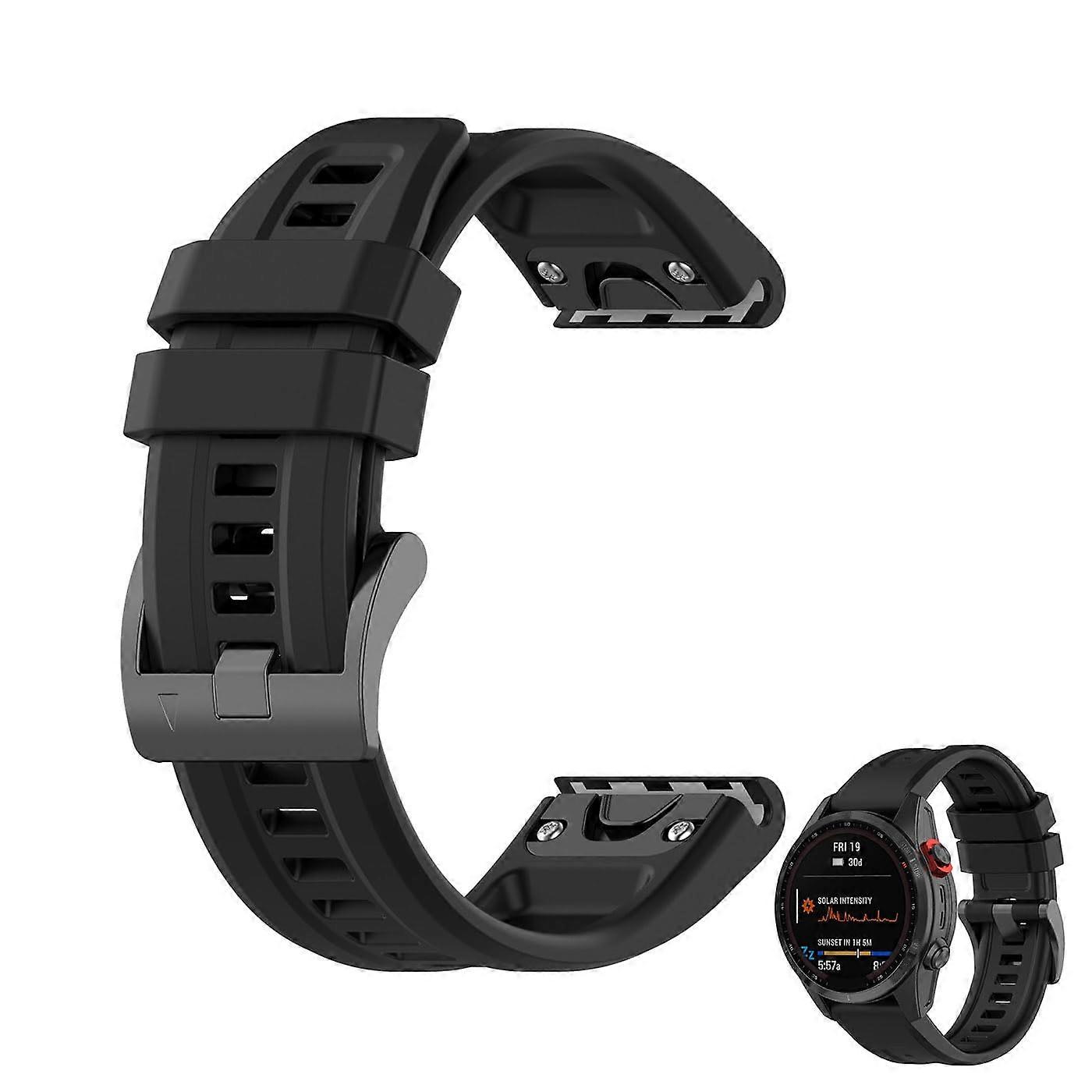 20mm Wide Bands For Garmin Instinct 2S, Fenix 7S Pro, Fenix 6S Pro, Fenix 5S Plus - Flexible Silicone Replacement Bands