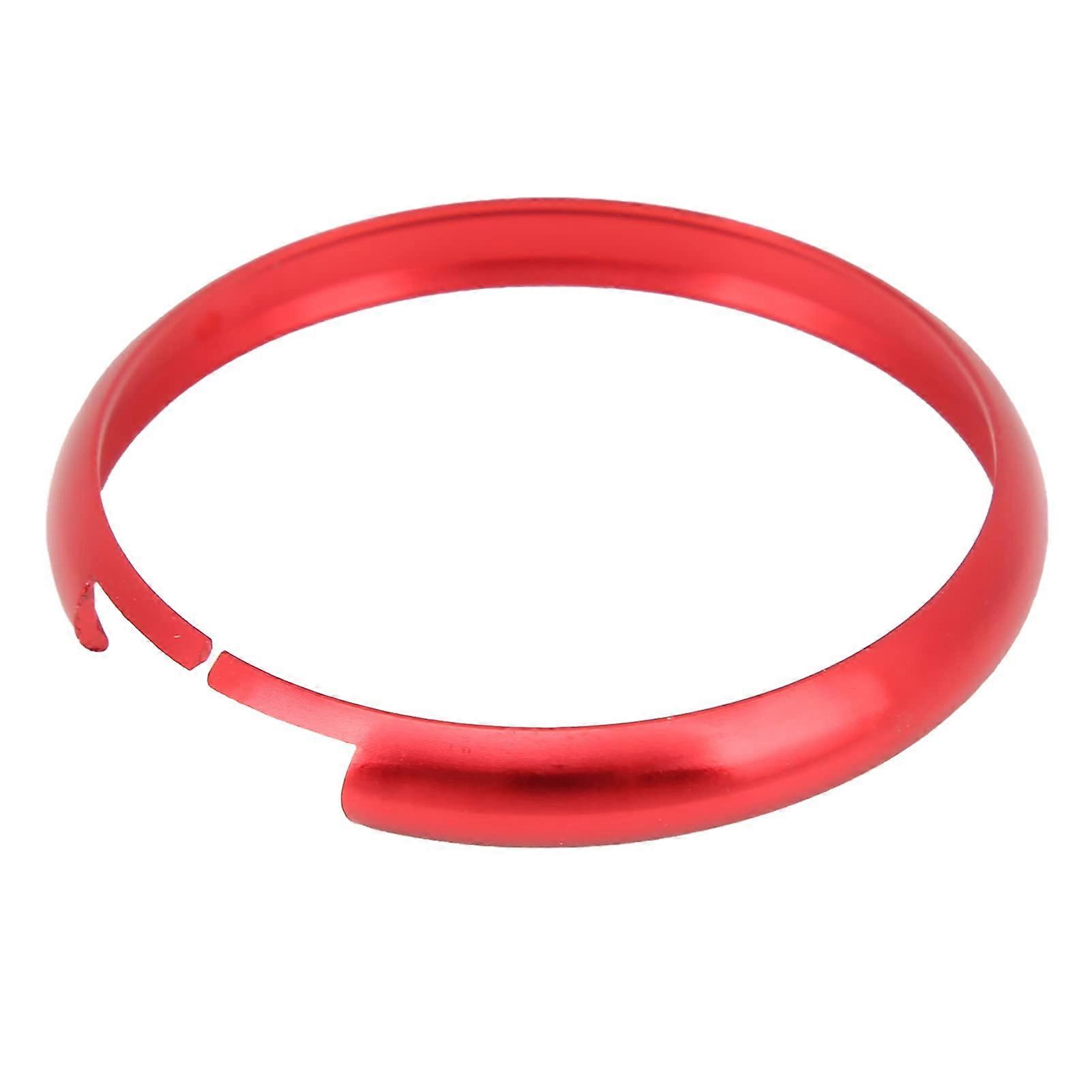Mini R55 R56 R57 R58 R59 R60 Red Solid Key Fob Cover - Durable External Button Replacement for Enhanced Remote Key Functionality