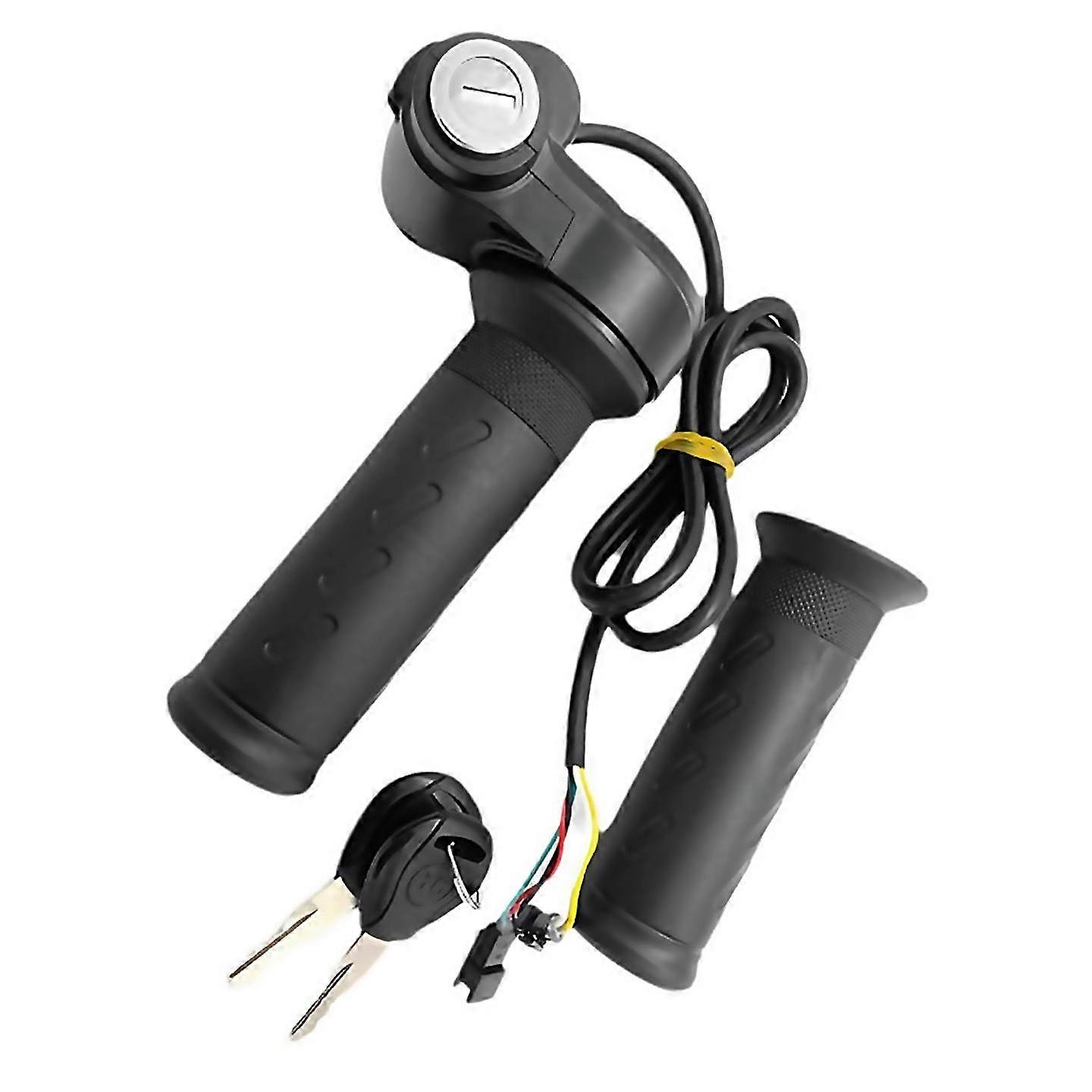 For universal electric bicycle twist throttle grip ebike handlebar twist accelerator speed control