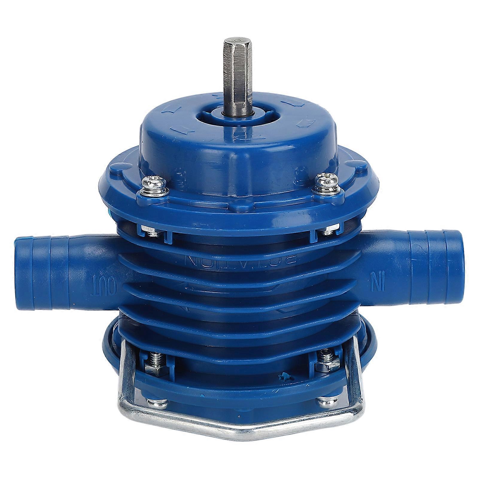 Mini Self Priming Drill Pump 21mm ABS+SS Water Transfer Tool