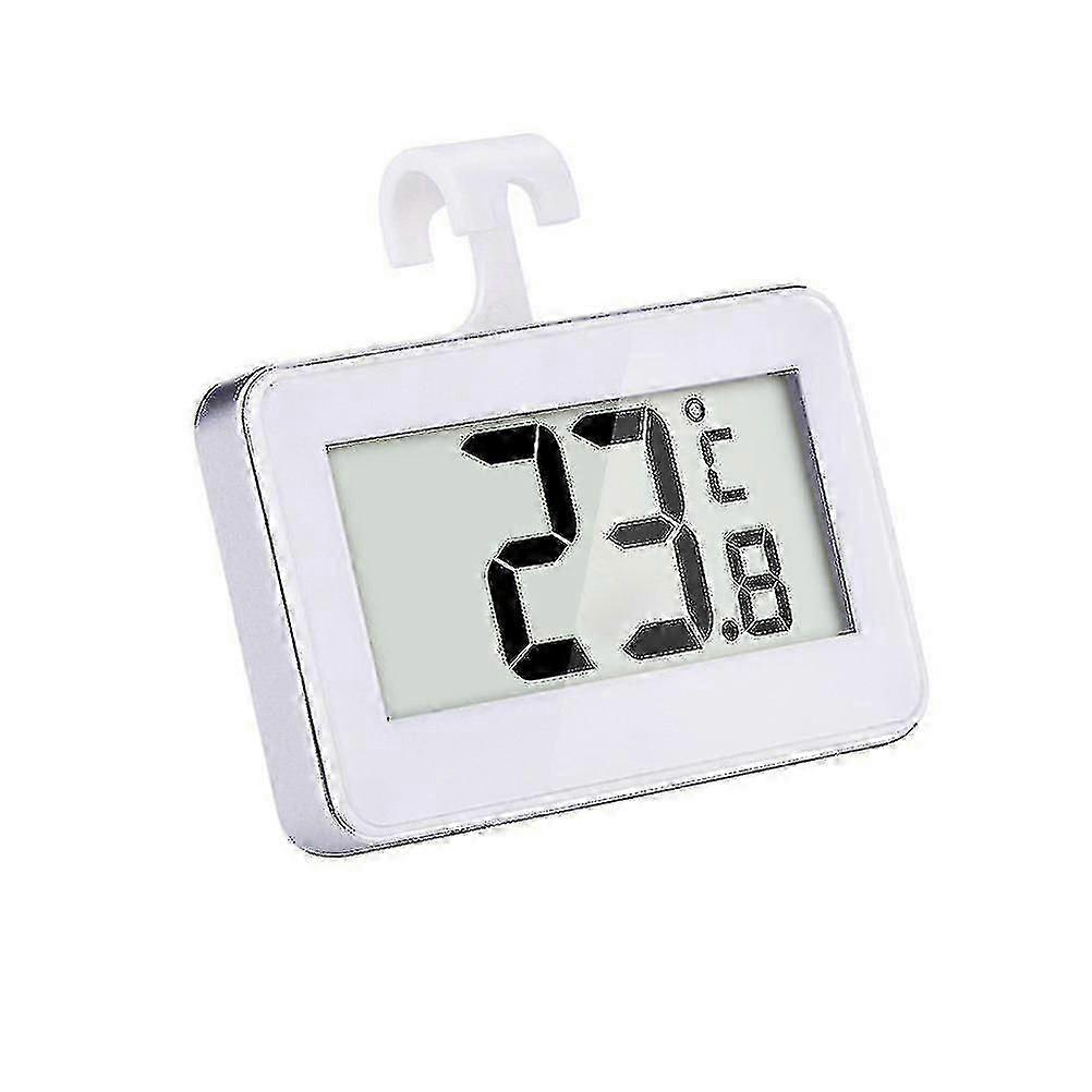 Thermometer,digital Refrigerator Freezer Room Thermometer (white)