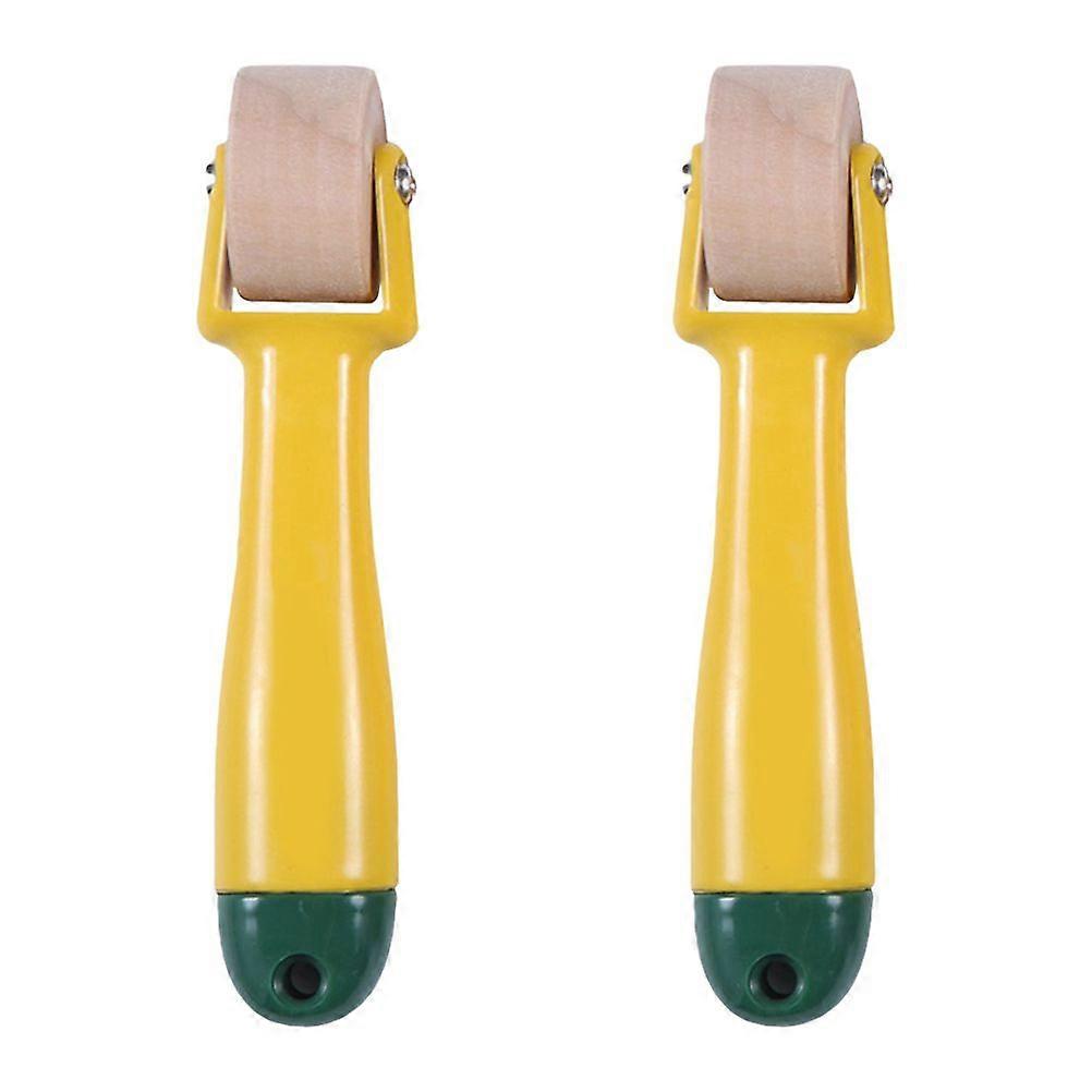2Pcs Professional Sewing Seam Rollers Wallpaper Rollers Portable Quilting Wheel Tools