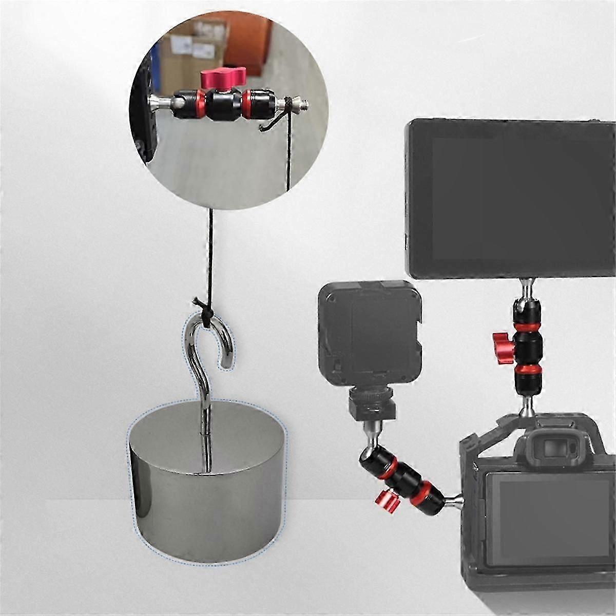 Universal 1/4 Inch Fill Light Bracket for Live Photography and Video Shooting Accessory