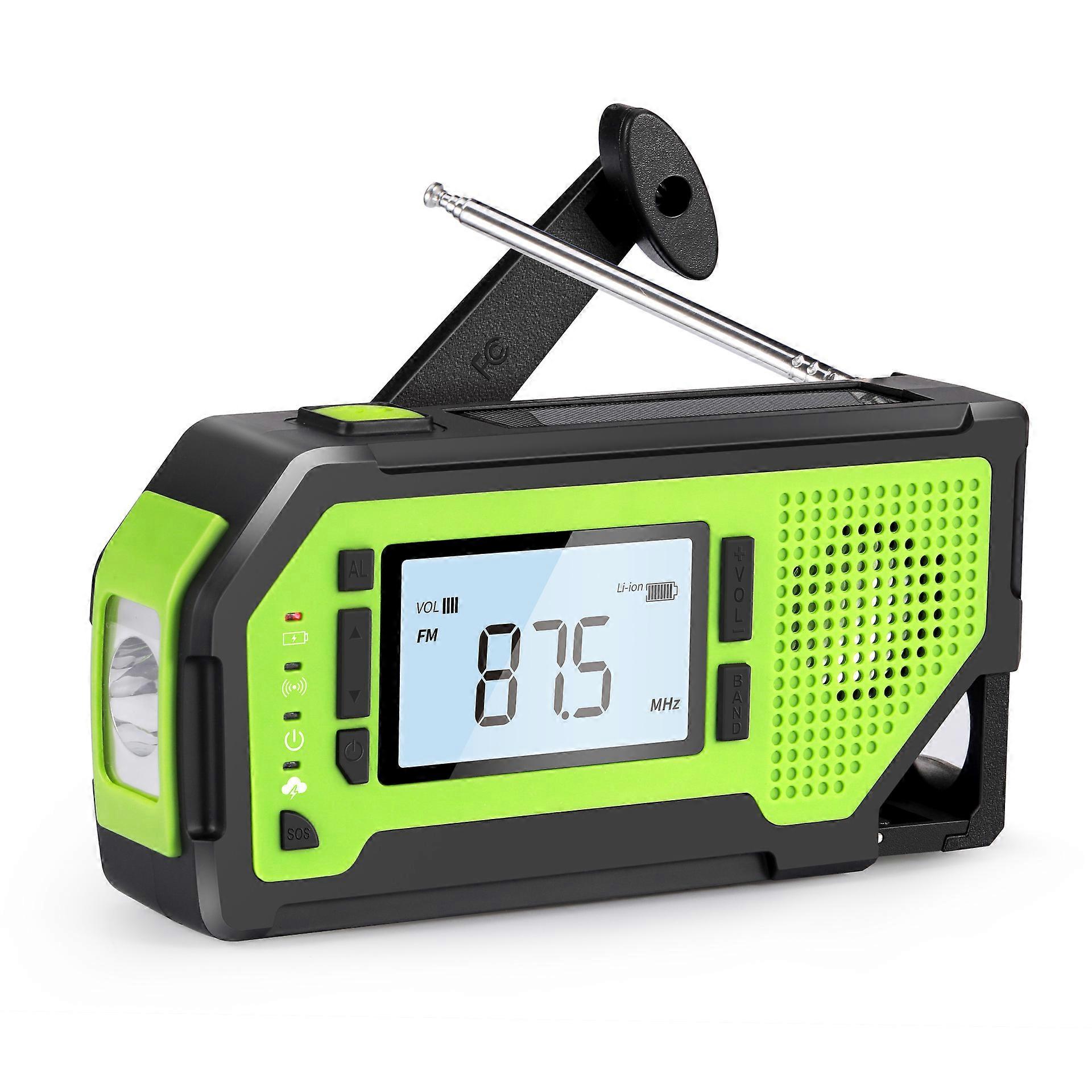 Solar Hand Crank Radio Portable Multifunctional Emergency Weather Alert Radio