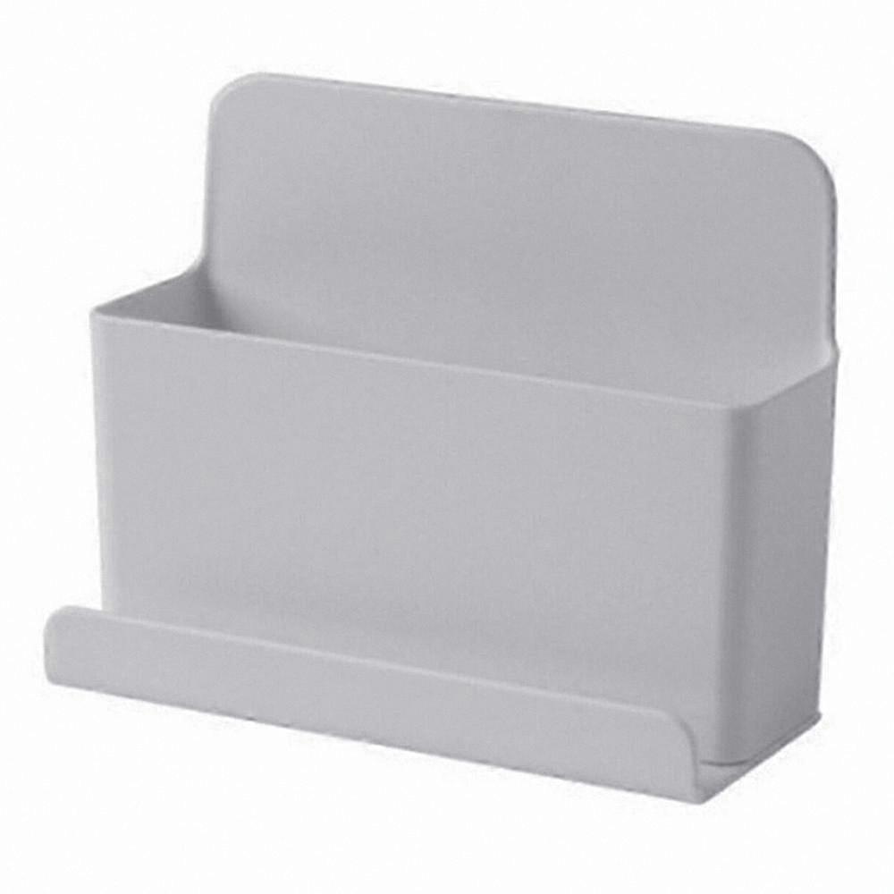 Wall-Mounted Remote Control Organizer with Phone Storage Rack