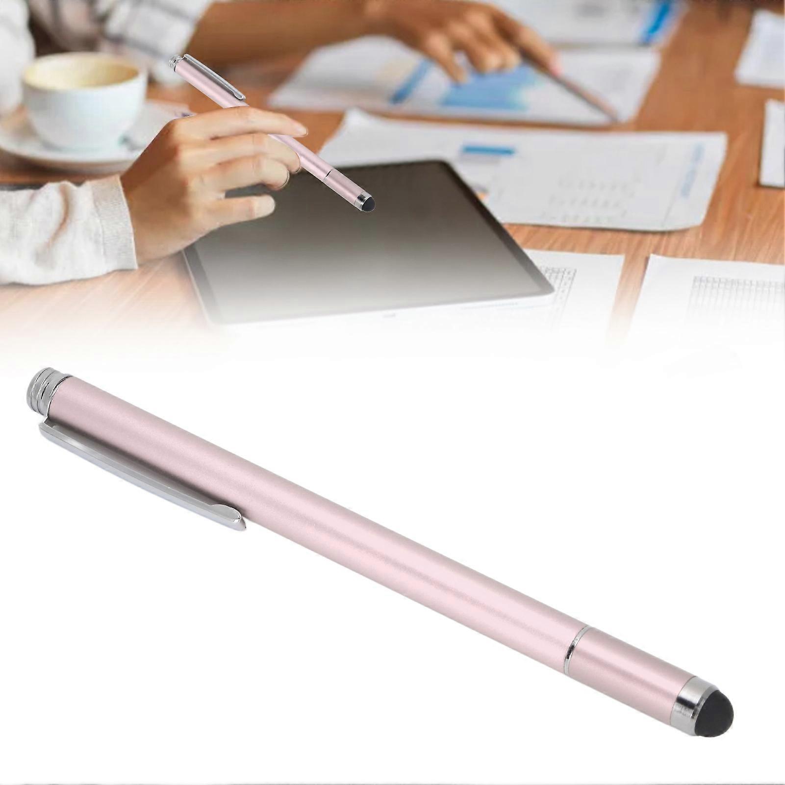 Stylus Pen 2-in-1 Touch Screen Pen Pink Compact Portable
