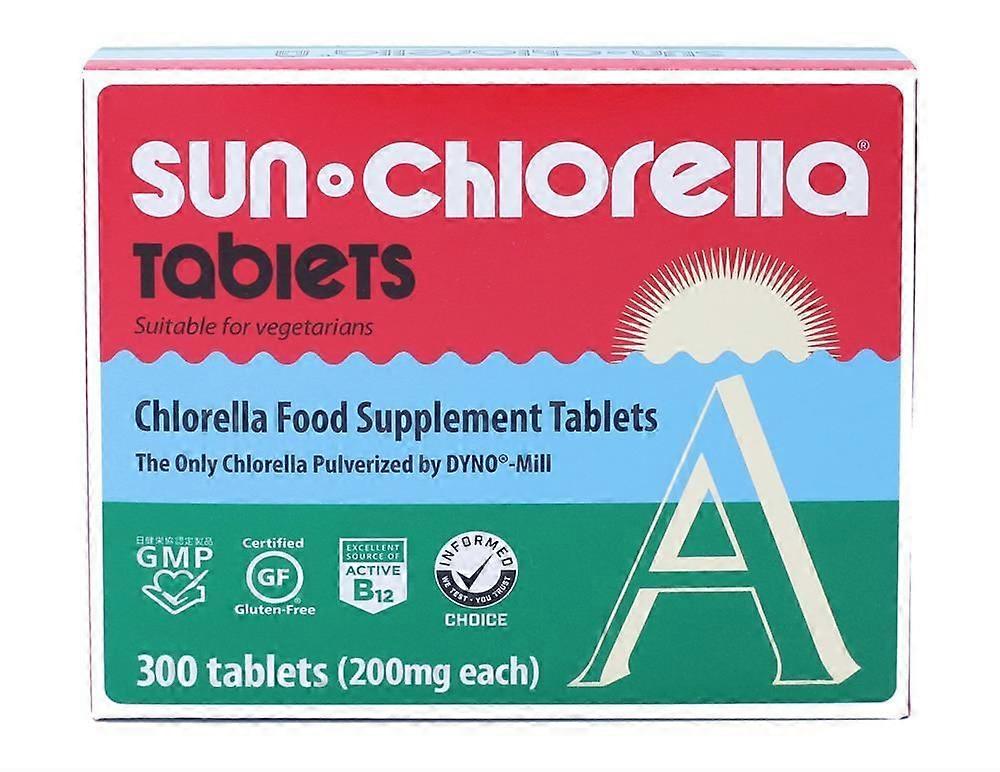 Sun Chlorella A 300 Tablets - 4 Pack