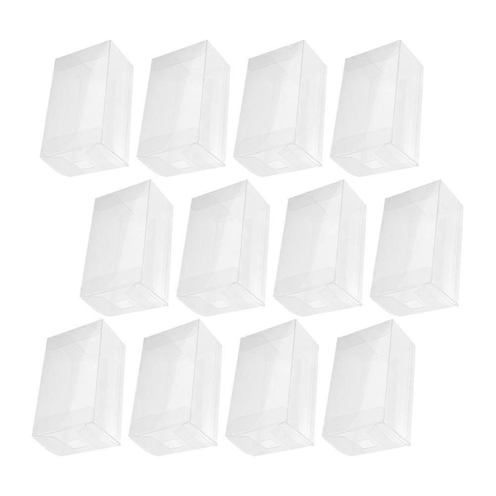 Transparent Plastic Boxes for Packaging and Storage Durable and Lightweight 12Pcs