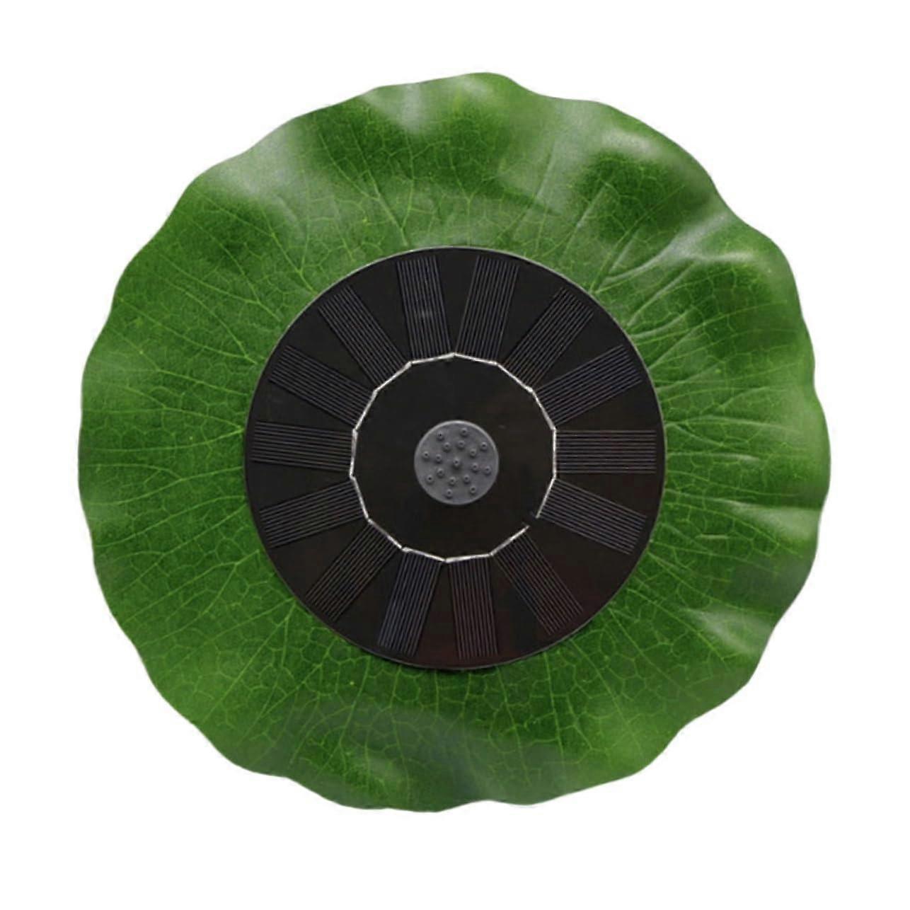 Solar Powered Lotus Leaf Fountain Durable Decorative Floating Water Feature for Garden and Bird Bath Automatic Solar Fountain Pump Eco Friendly