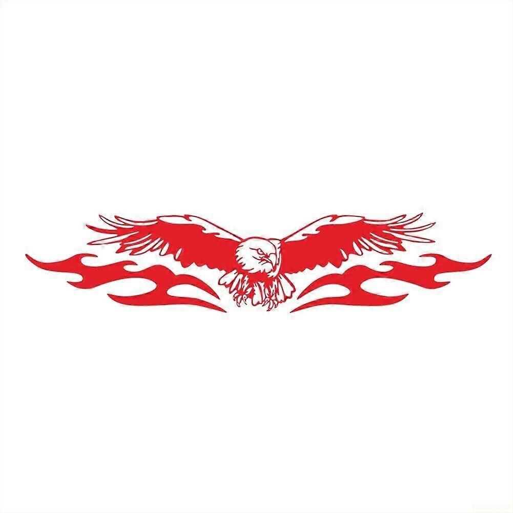For Eagle Themed DIY Decal Stickers in Vinyl Material for Car Enthusiasts (Red) Ref: 7636