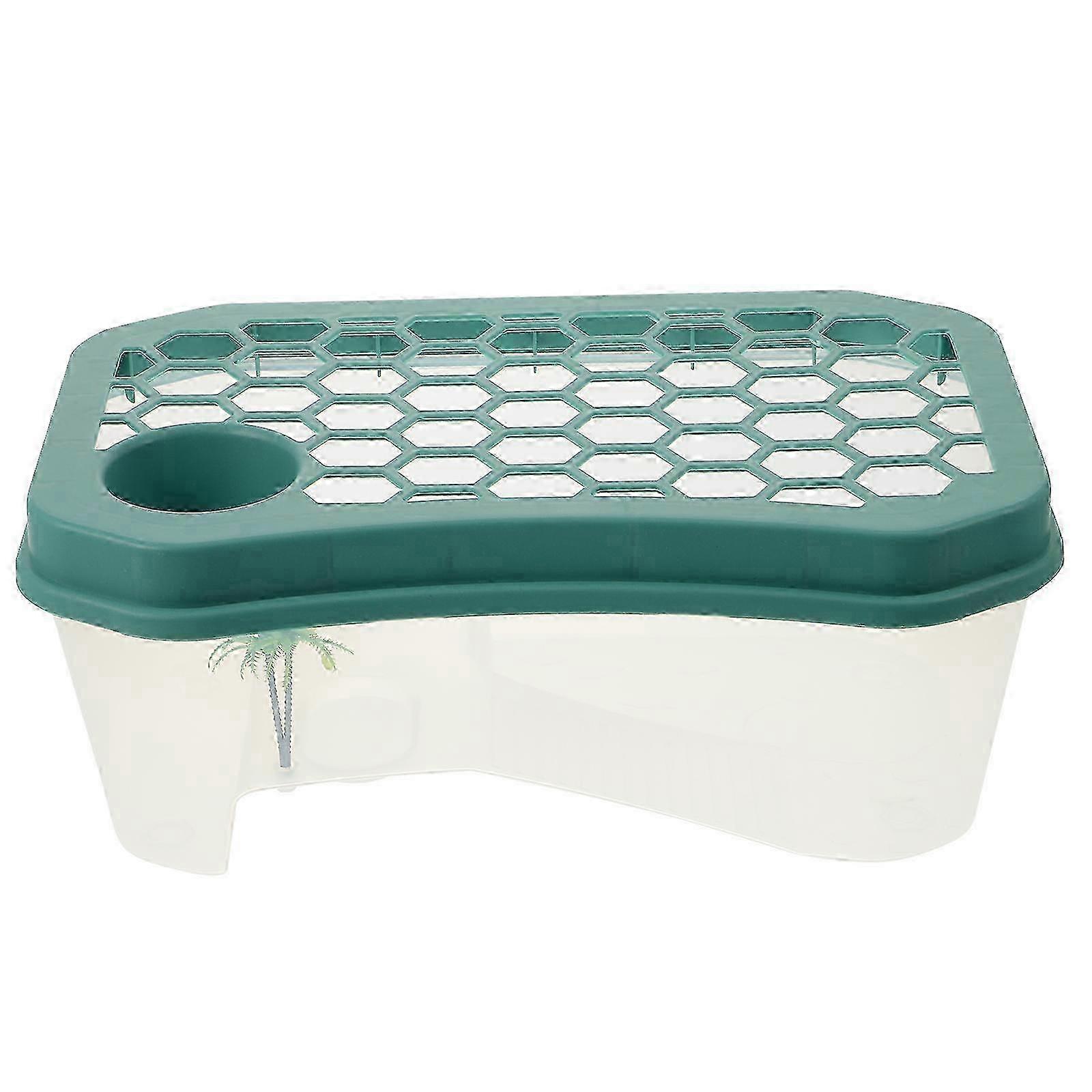 Reptile Habitat Accessories for Turtle Tank with Terrace & Tortoise Cage 40x23cm