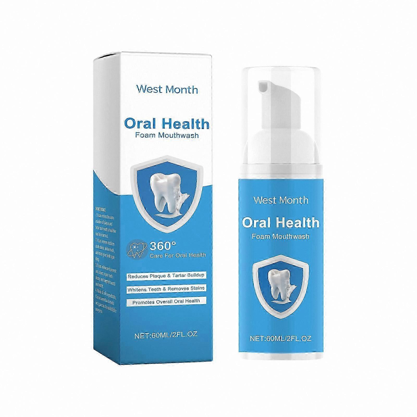 Mild Foaming Rinse for Stain Removal and Fresh Breath with Gentle Formula