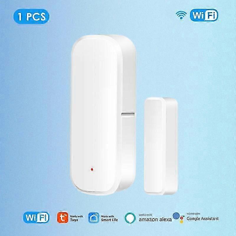 1-6Pcs Tuya ZigBee And Wifi Door Window Sensor Smart Home Open/Close APP Remote Alarm