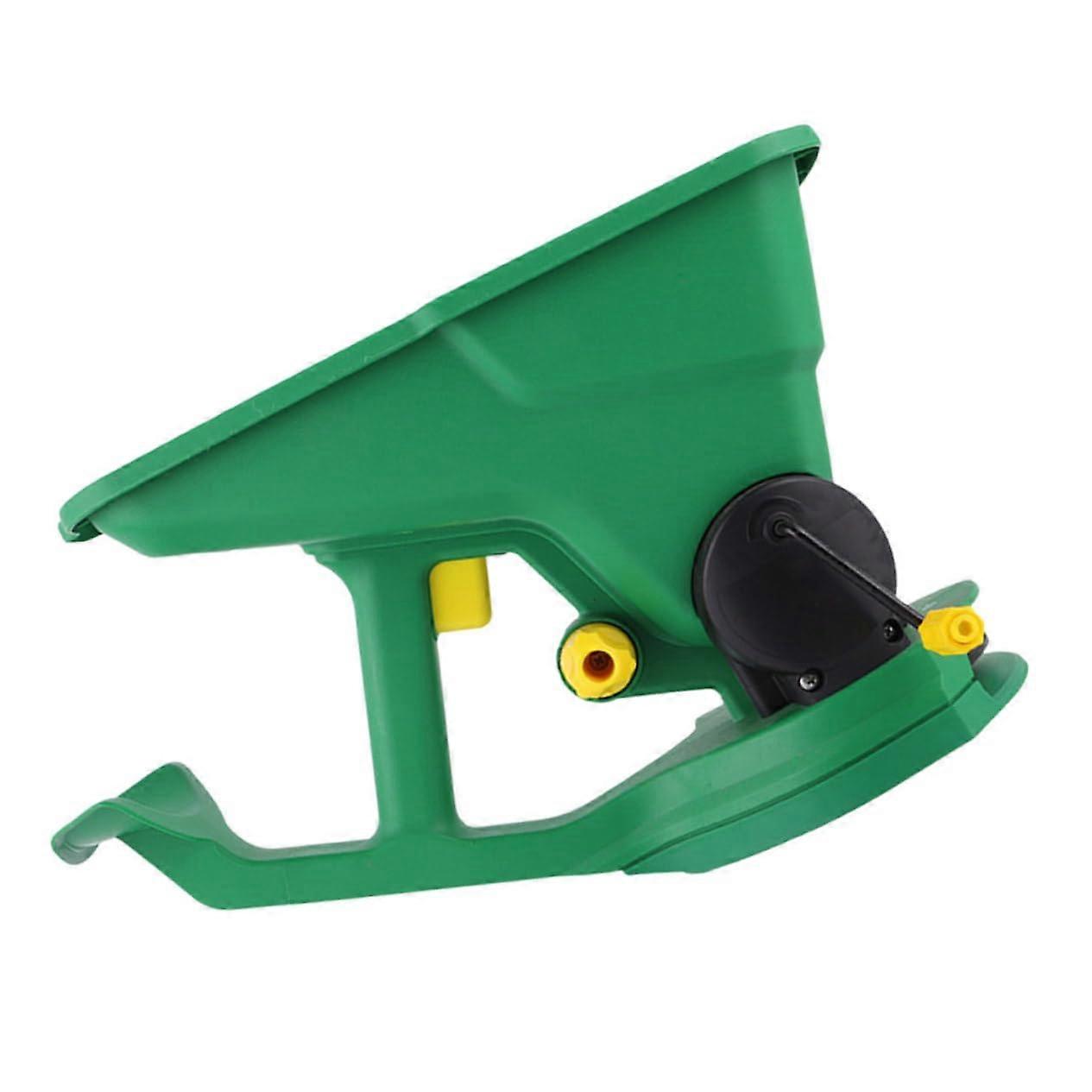 Hand Crank Seed Spreader for Lawns Portable Seeder Garden Tool Adjustable Seed Outlet EasytoUse Handheld Seeder for Fertilizing